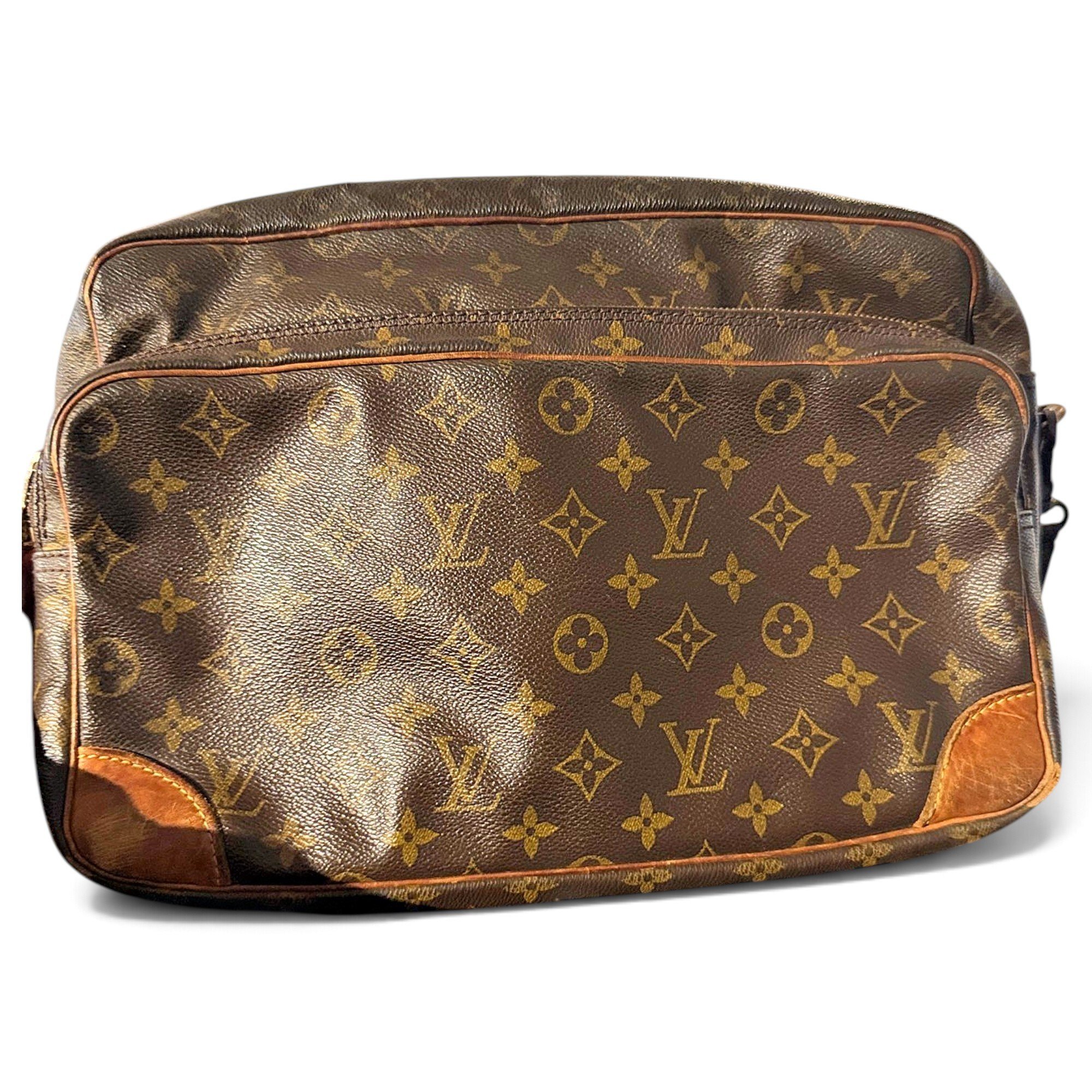 Nile leather crossbody bag