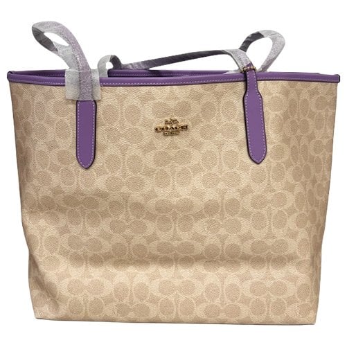 Leather tote