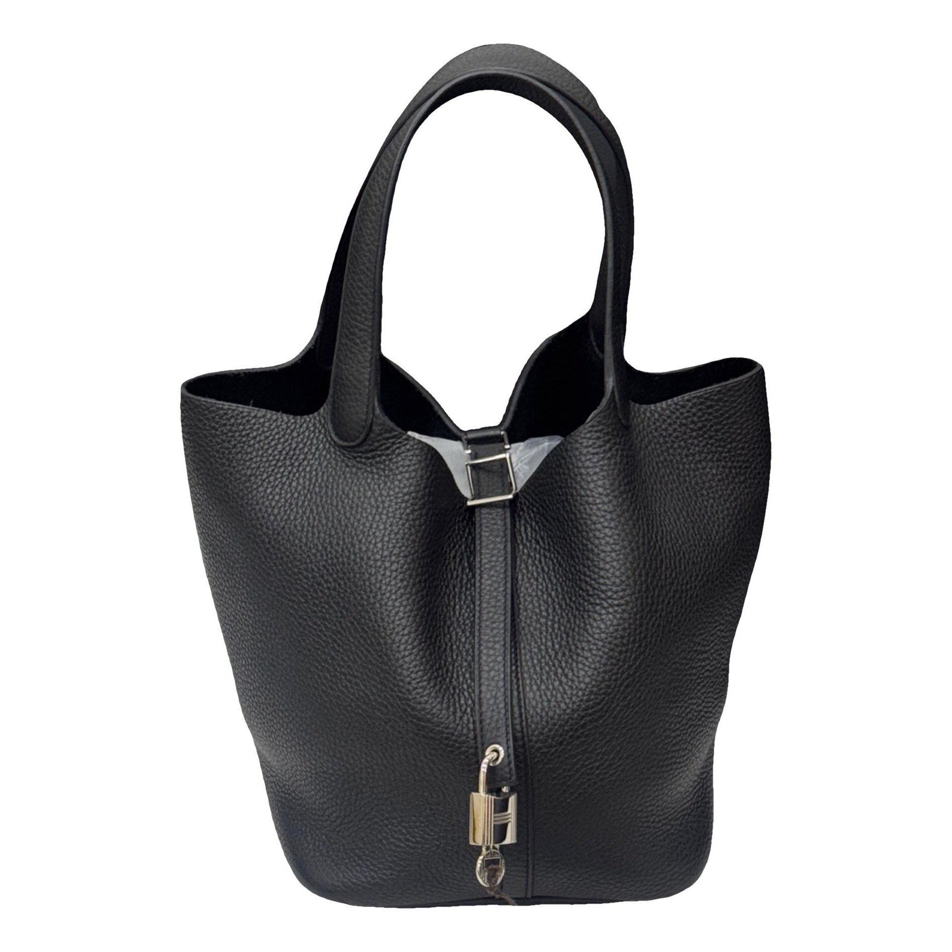 Picotin leather handbag