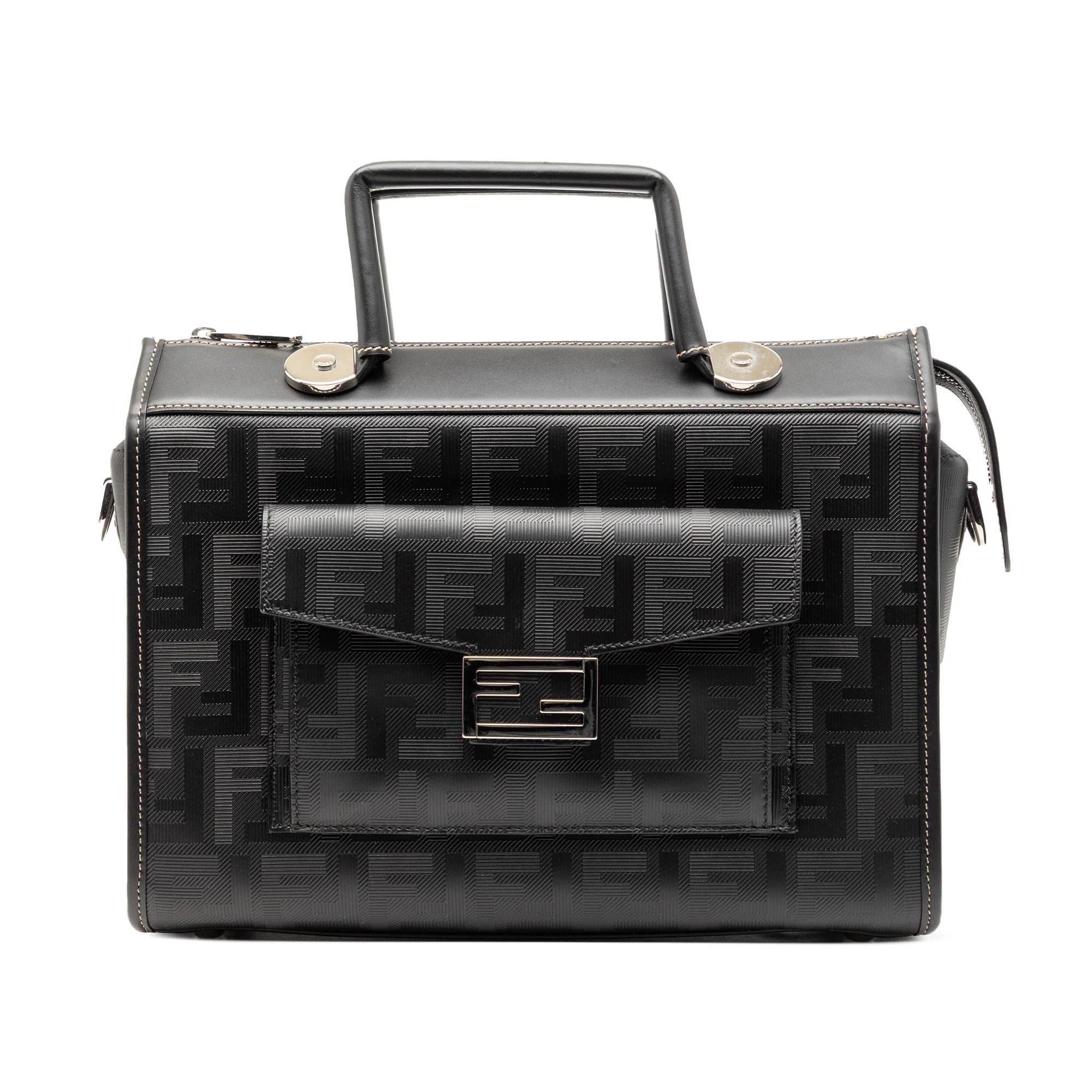 Fendi Pocket leather satchel