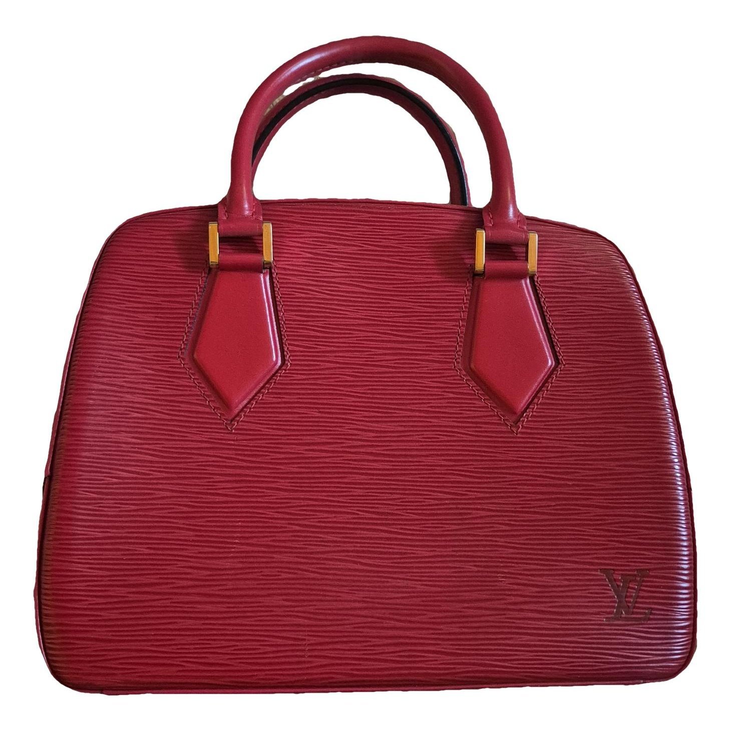 Sablon leather handbag