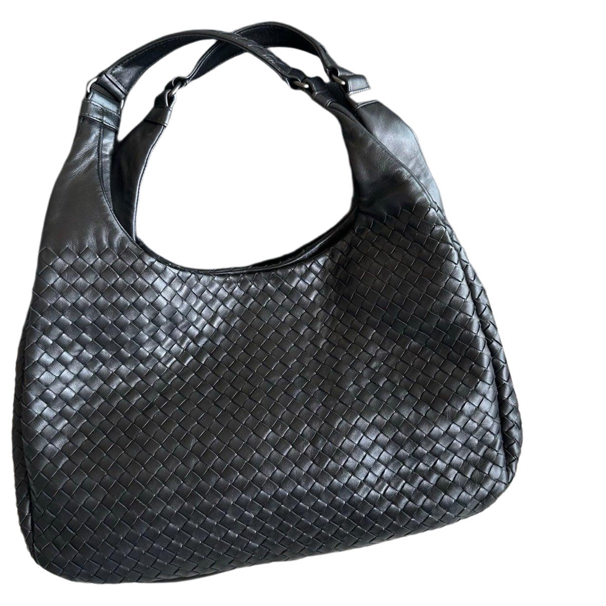 Pouch leather handbag