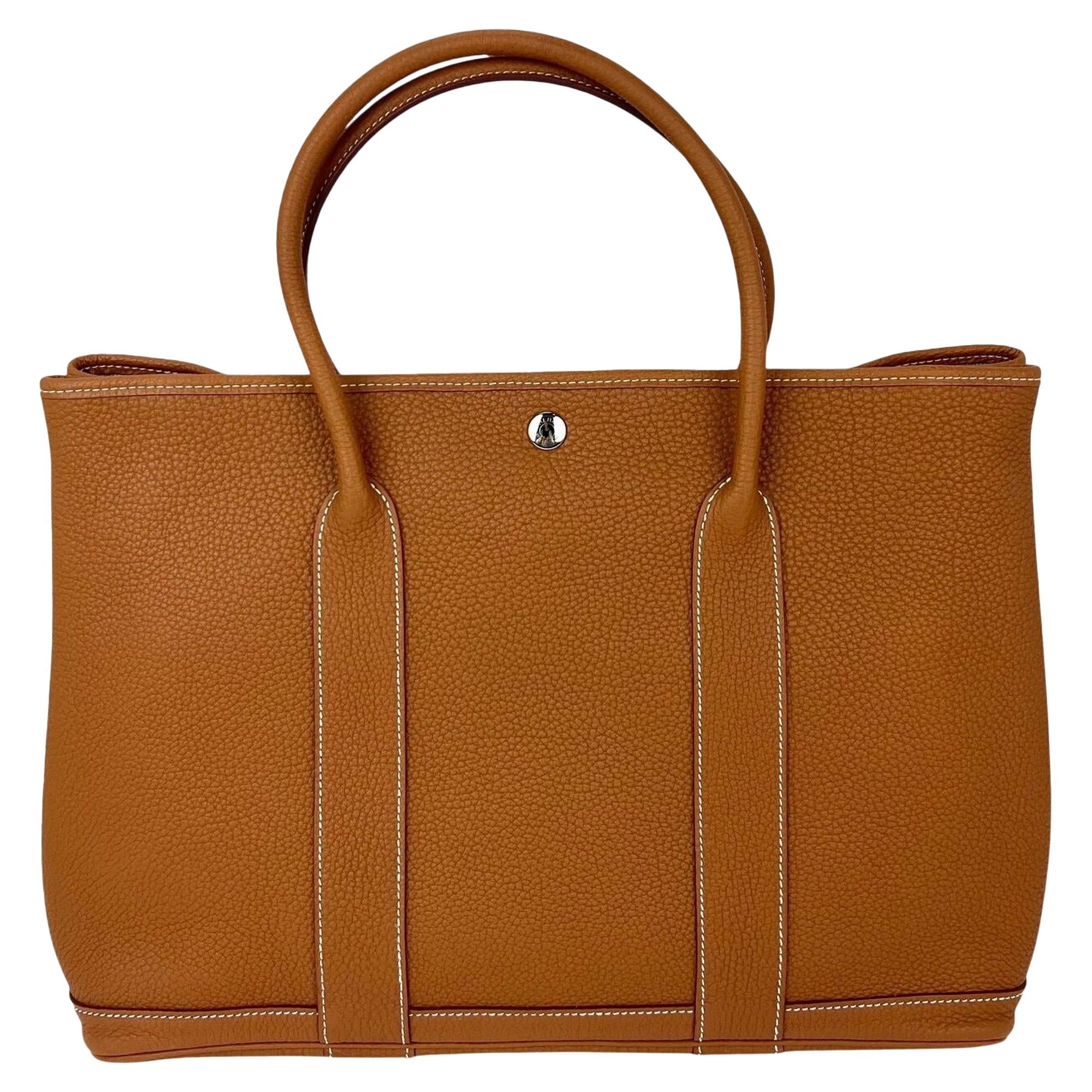 Leather tote