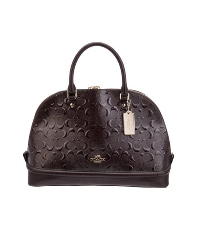 Coach Leather Top Handle Bag