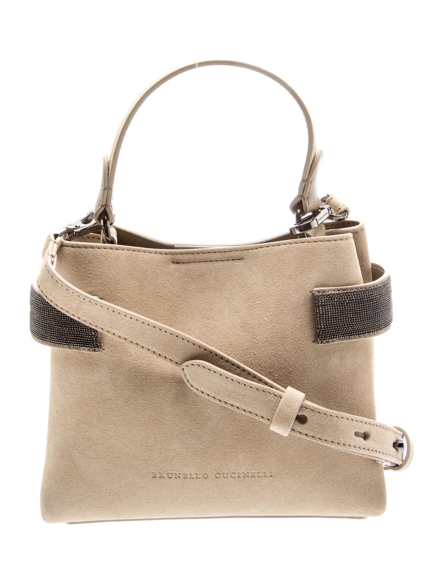 Suede Top Handle Bag w/ Tags