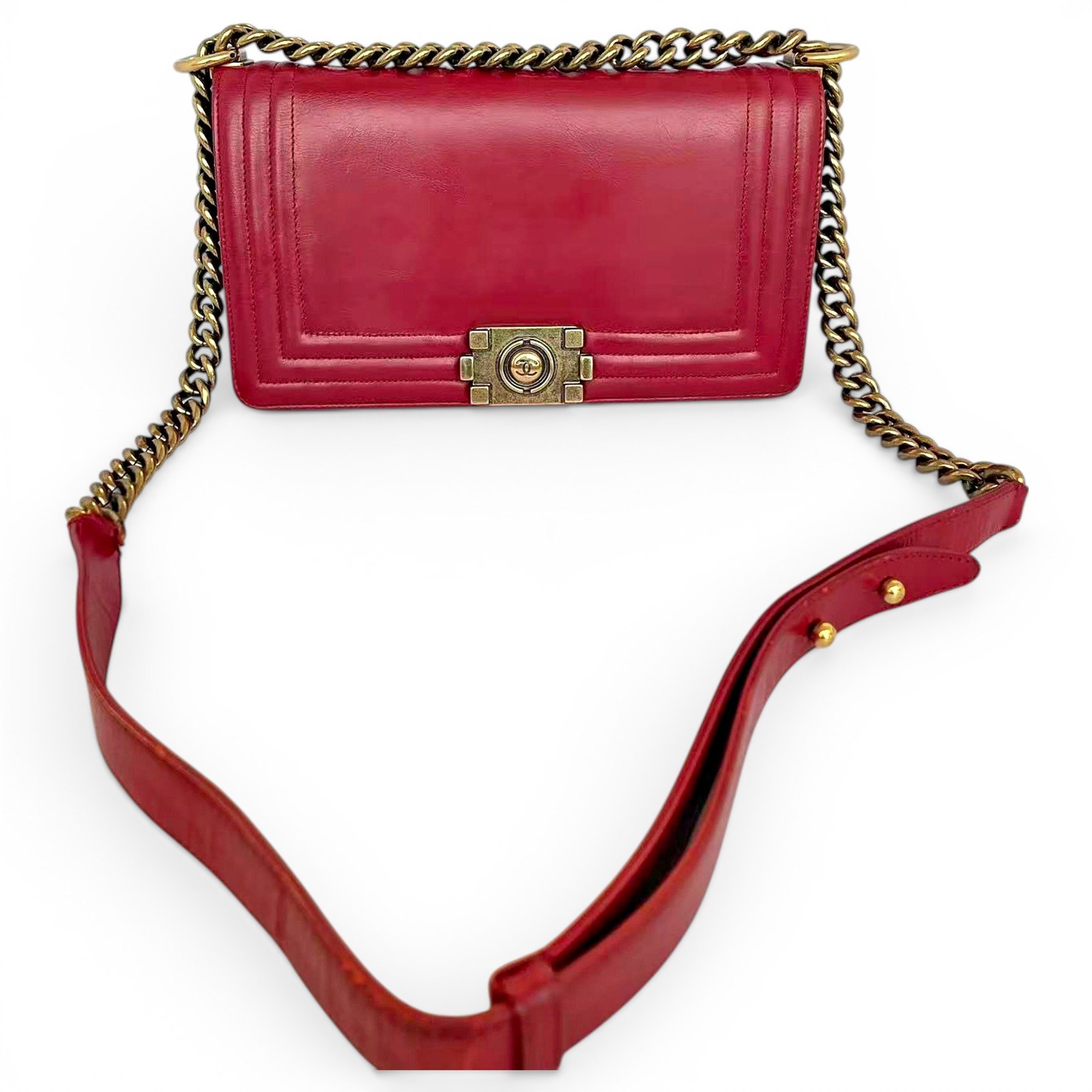 Boy leather handbag