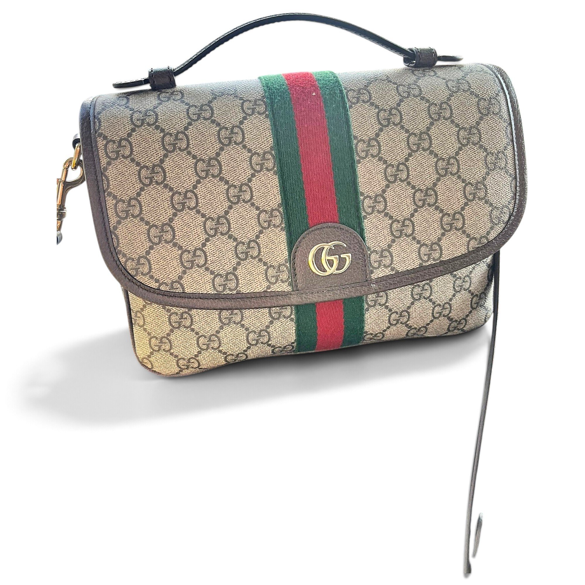 Ophidia leather handbag