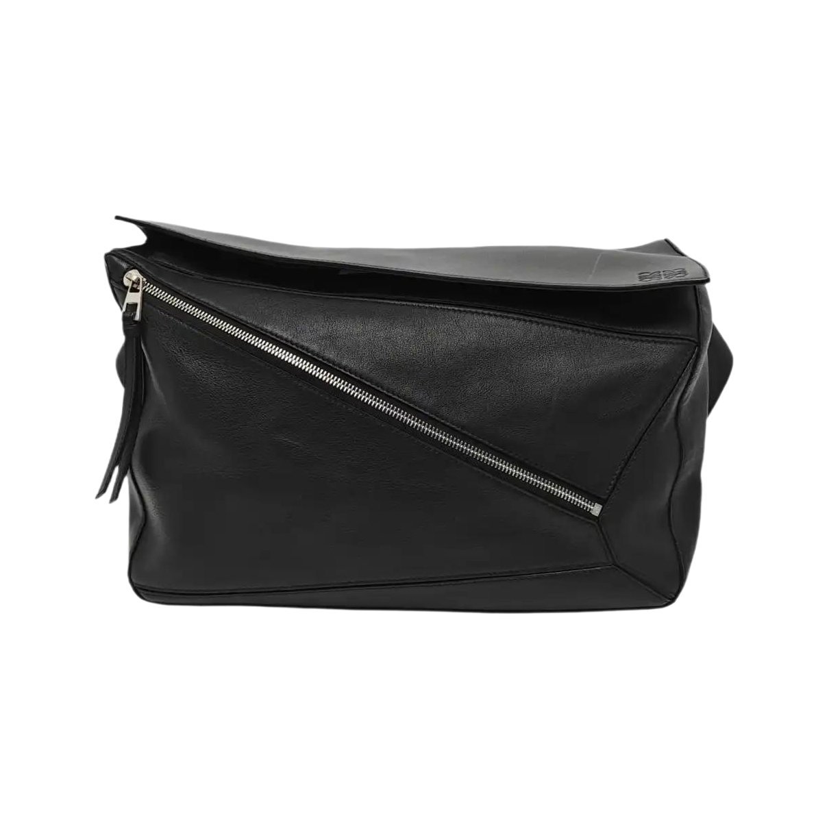 Puzzle leather handbag