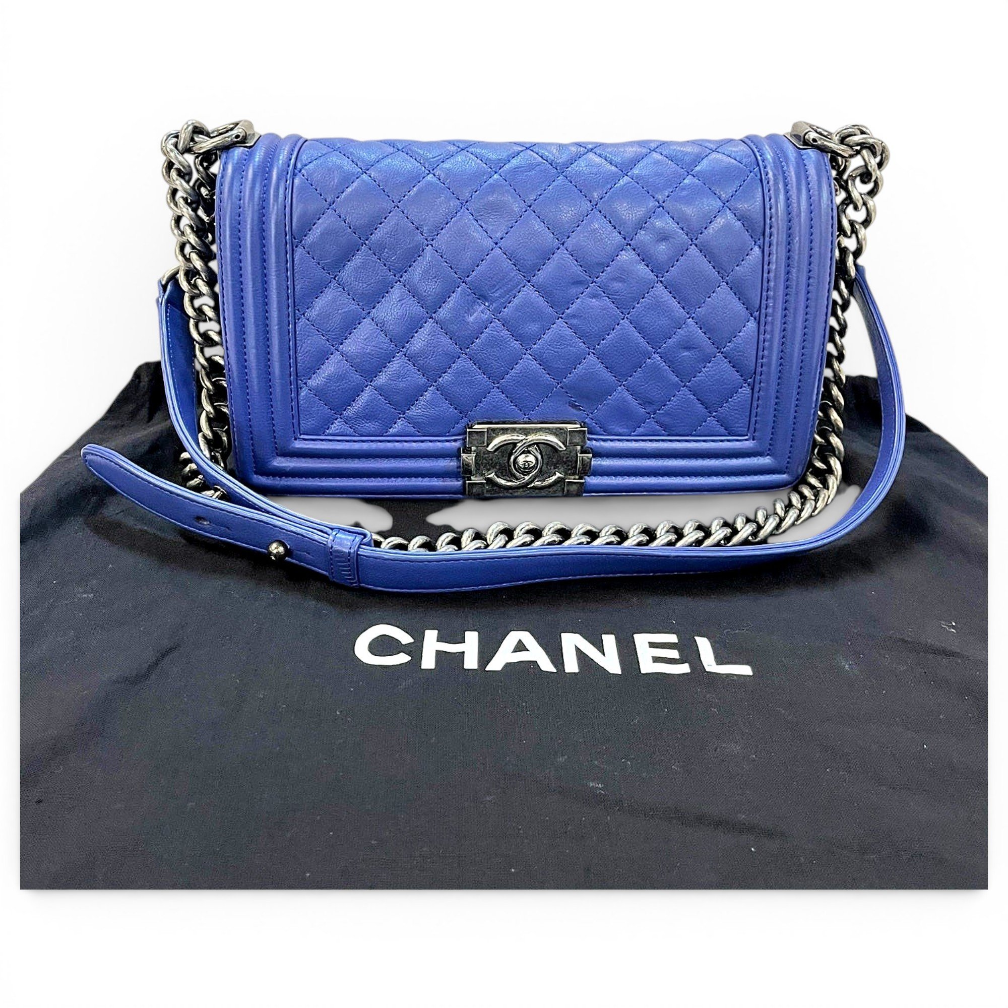 Boy leather crossbody bag