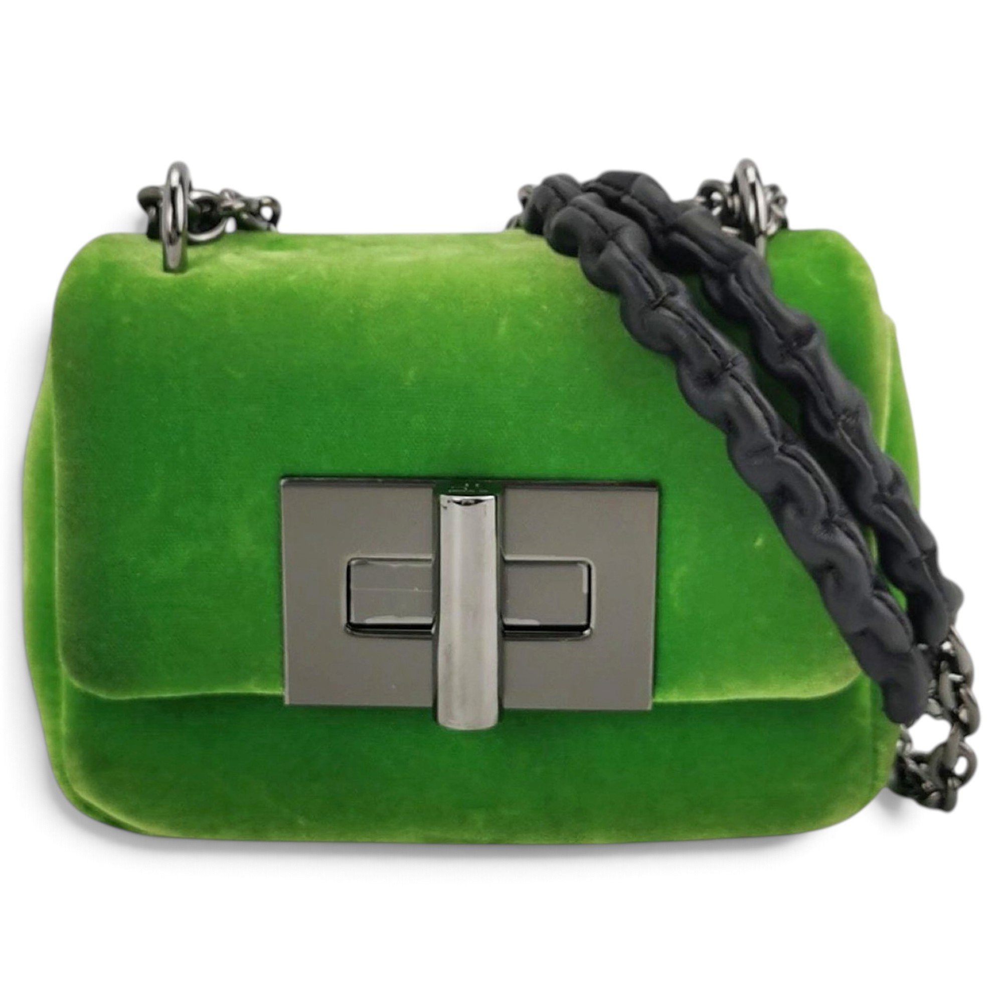 Icon velvet crossbody bag