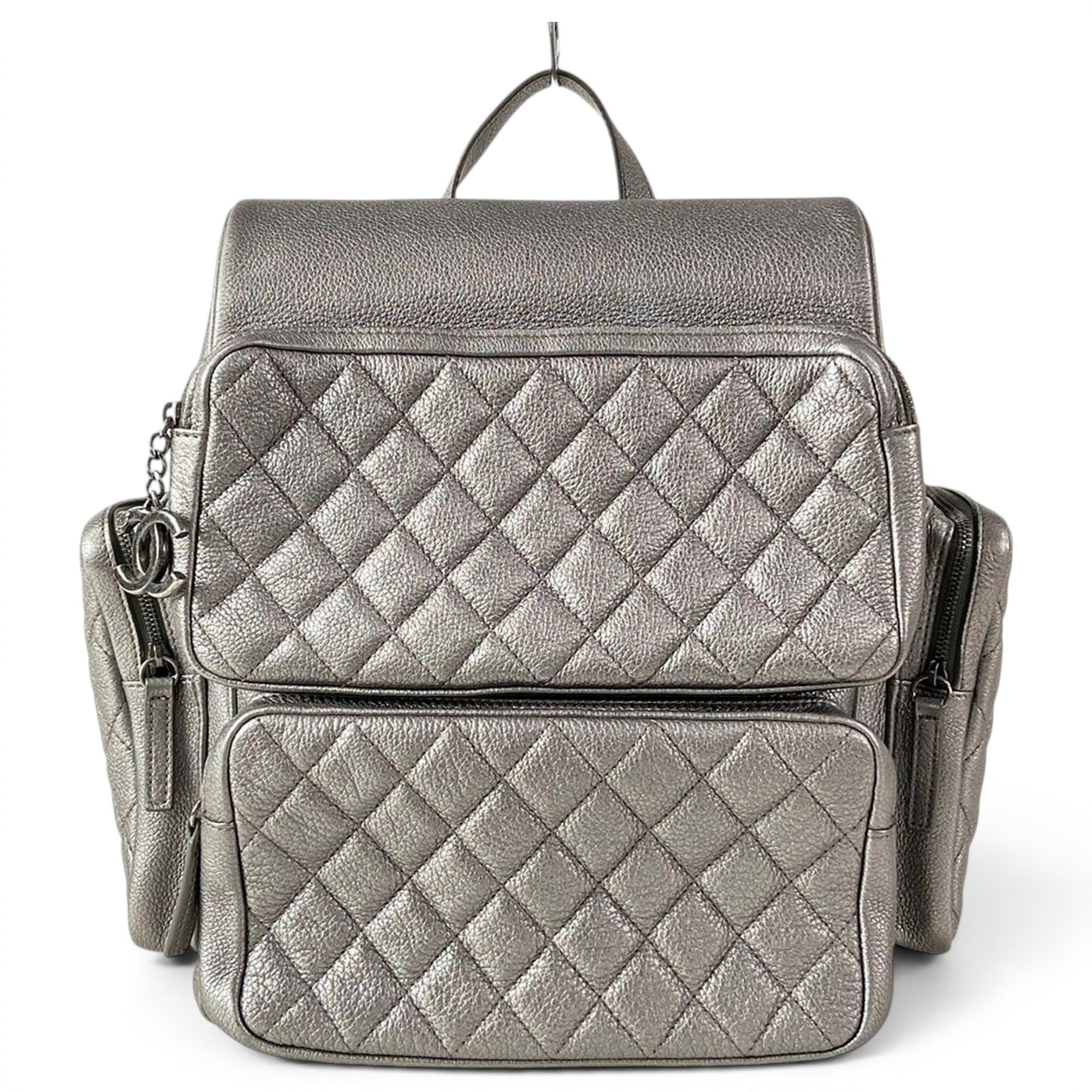Pony-style calfskin backpack