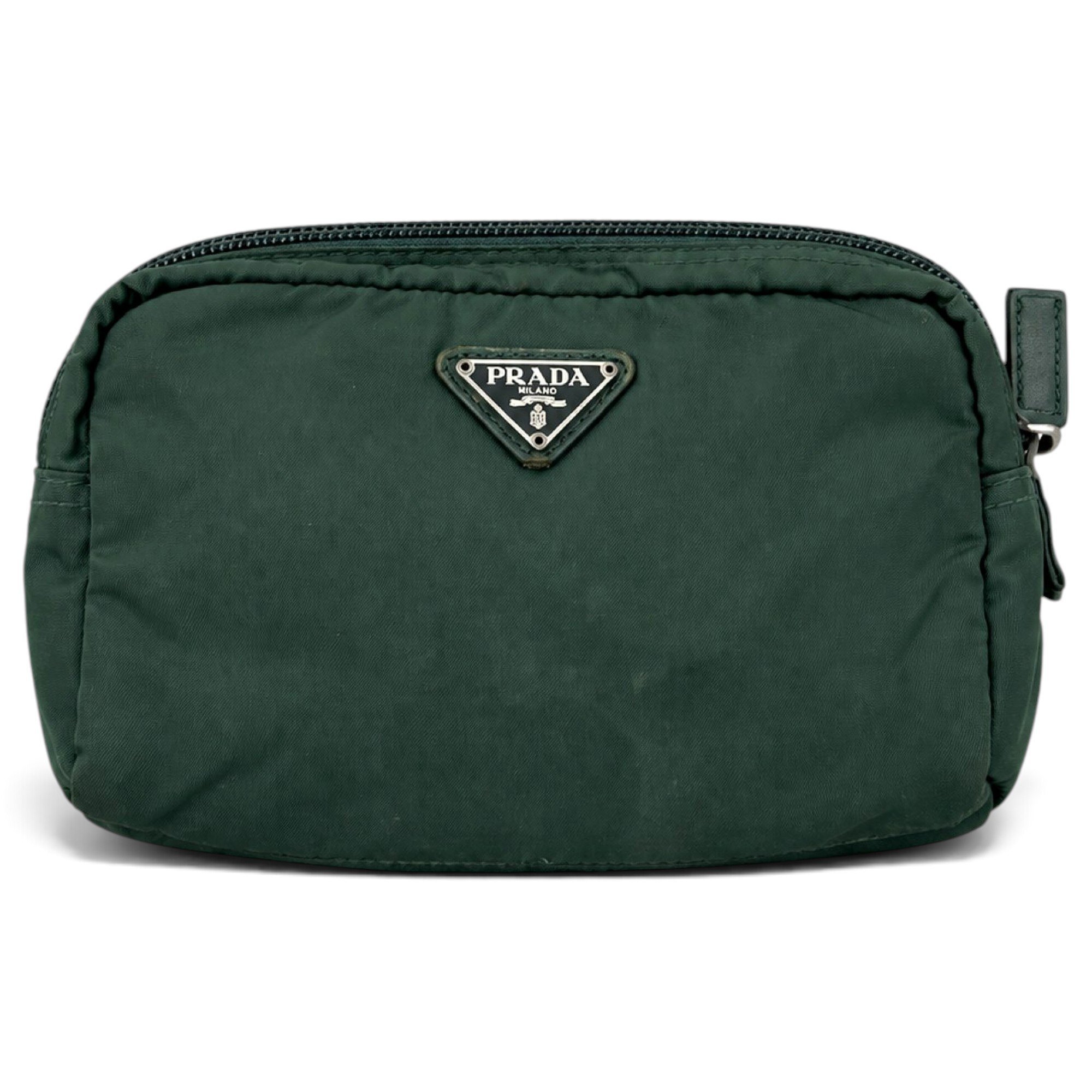 Re-Nylon clutch bag
