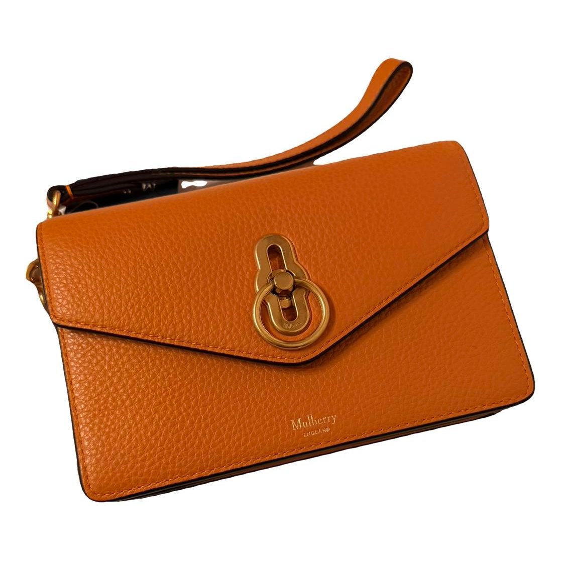 Mulberry Amberley leather clutch bag