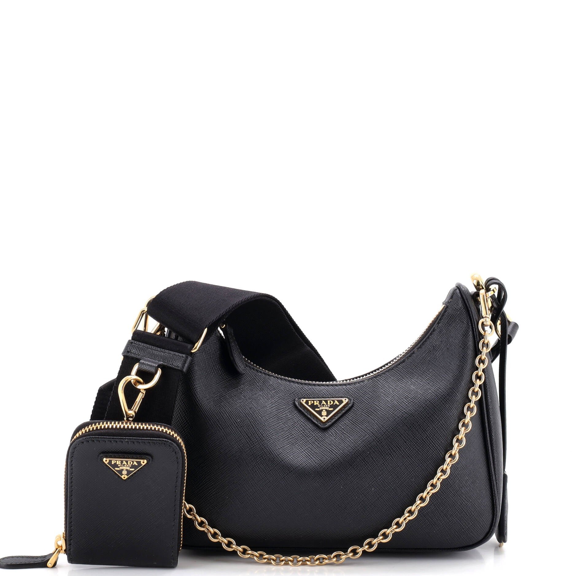 Re-Edition 2005 Shoulder Bag Saffiano Leather Small