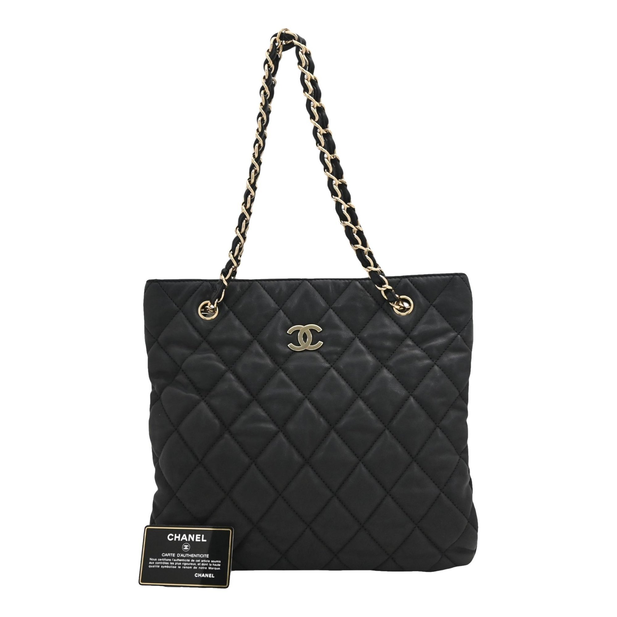 Leather tote