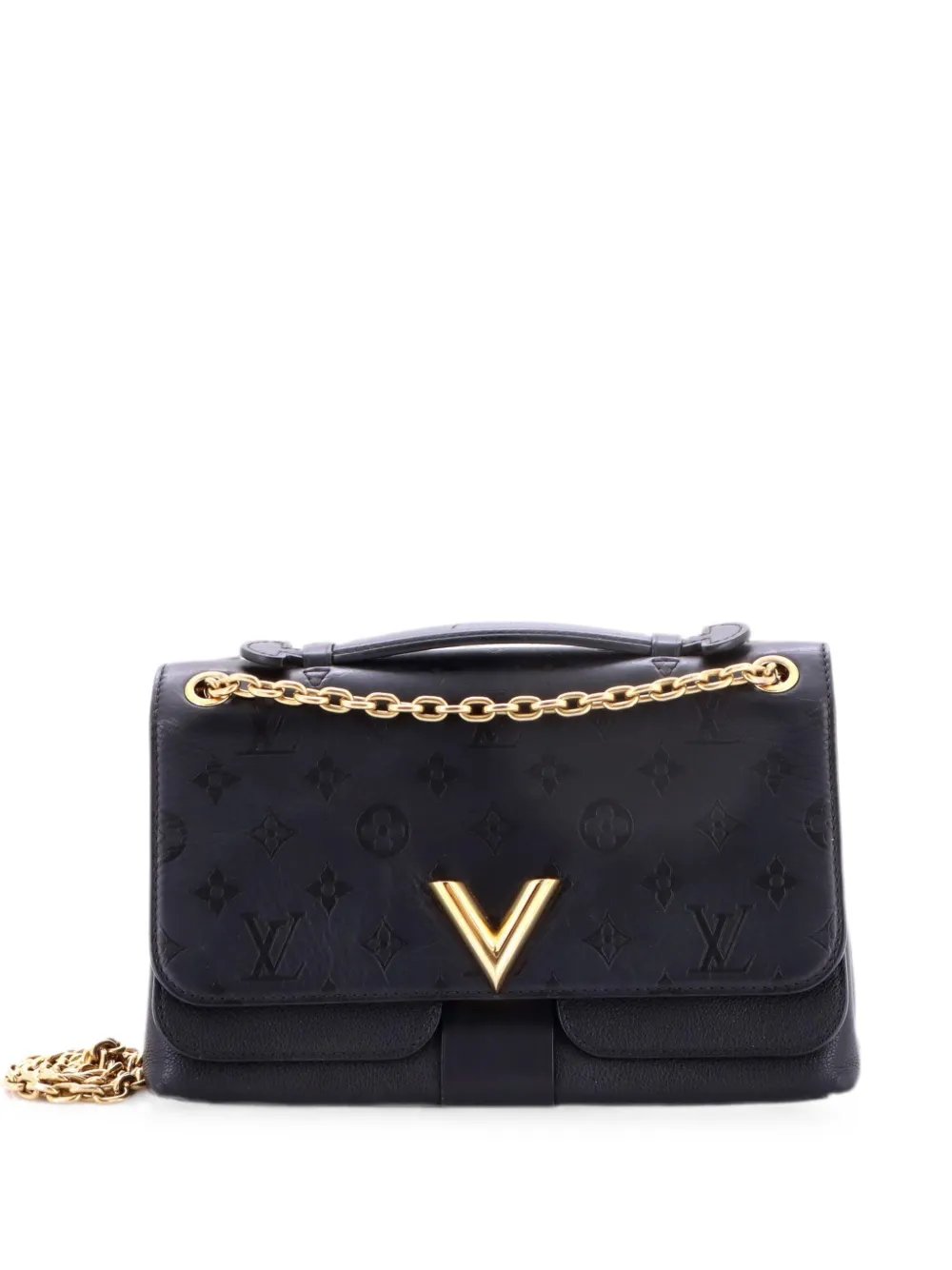 Very Chain Bag Monogram Leather shoulder bag