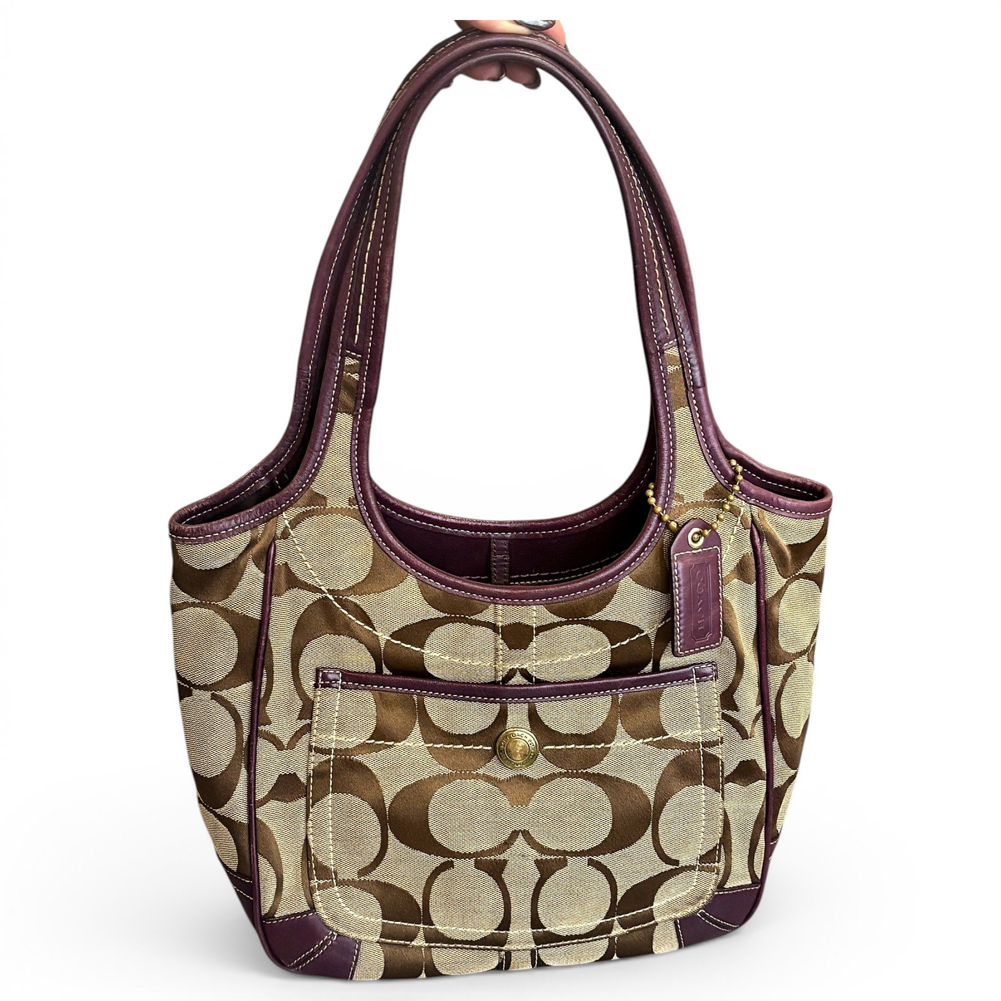 Leather handbag