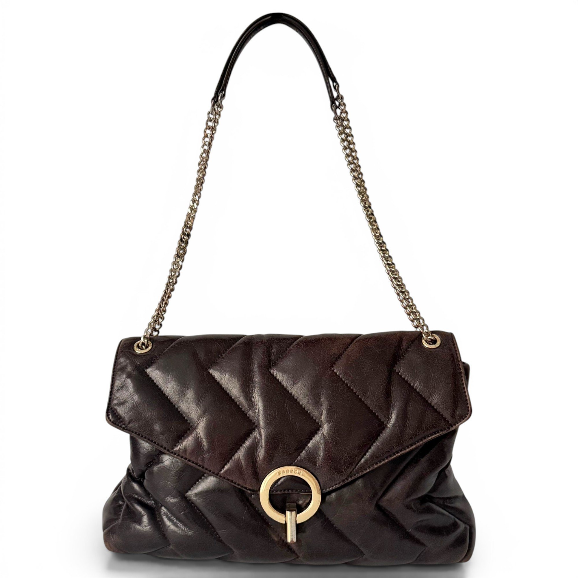Yza leather handbag