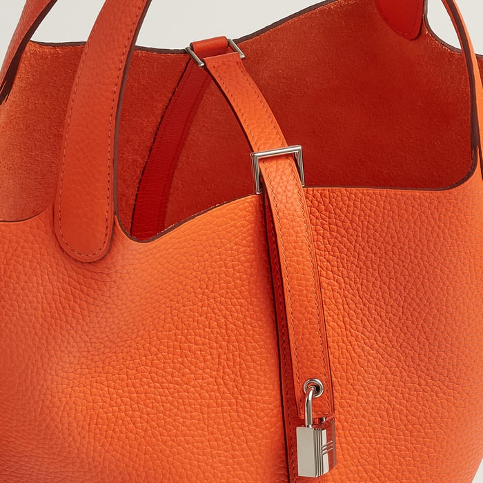 Orange Minium Picotin Lock 22 Bag