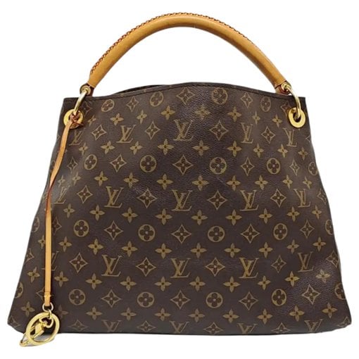 Artsy leather handbag
