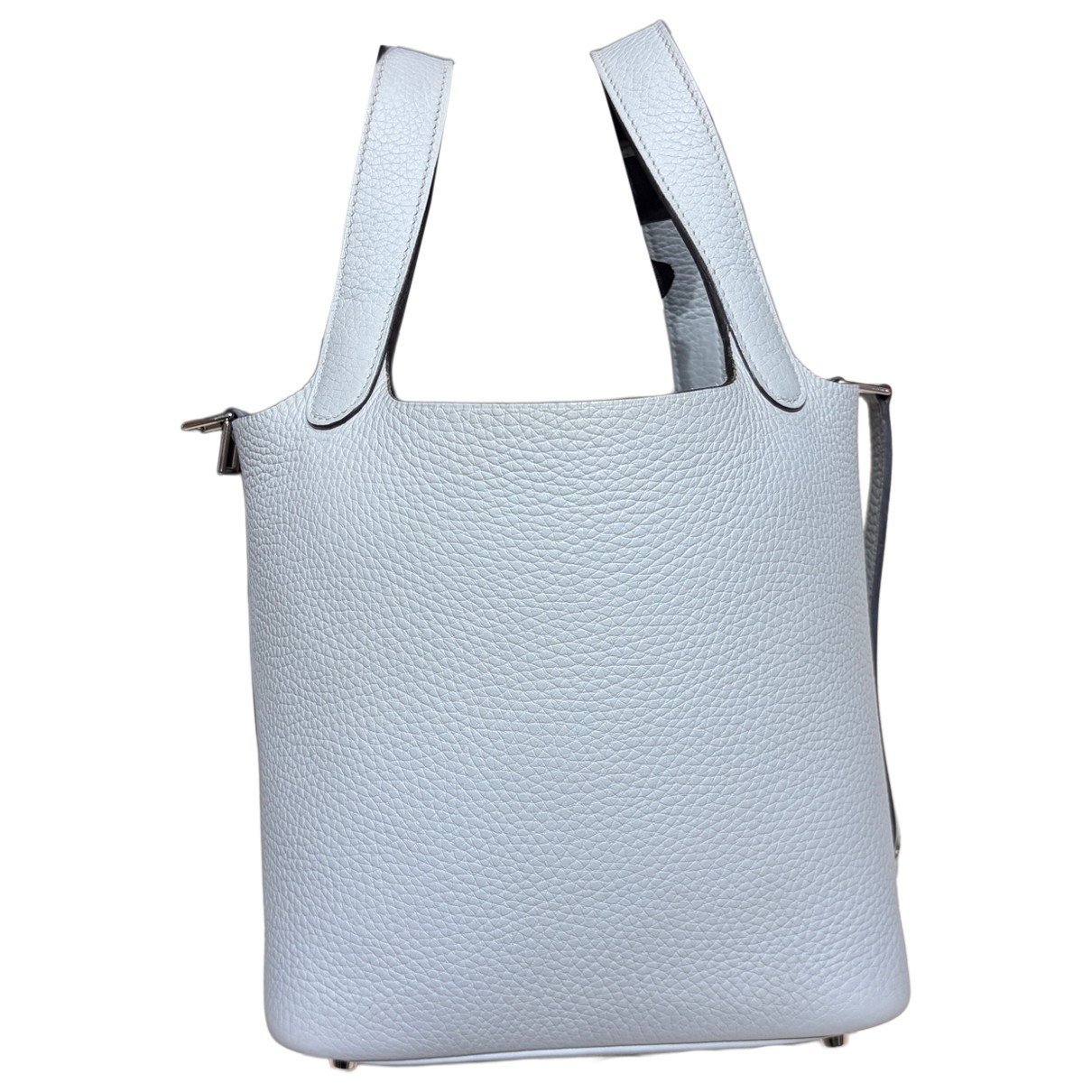 Picotin leather tote