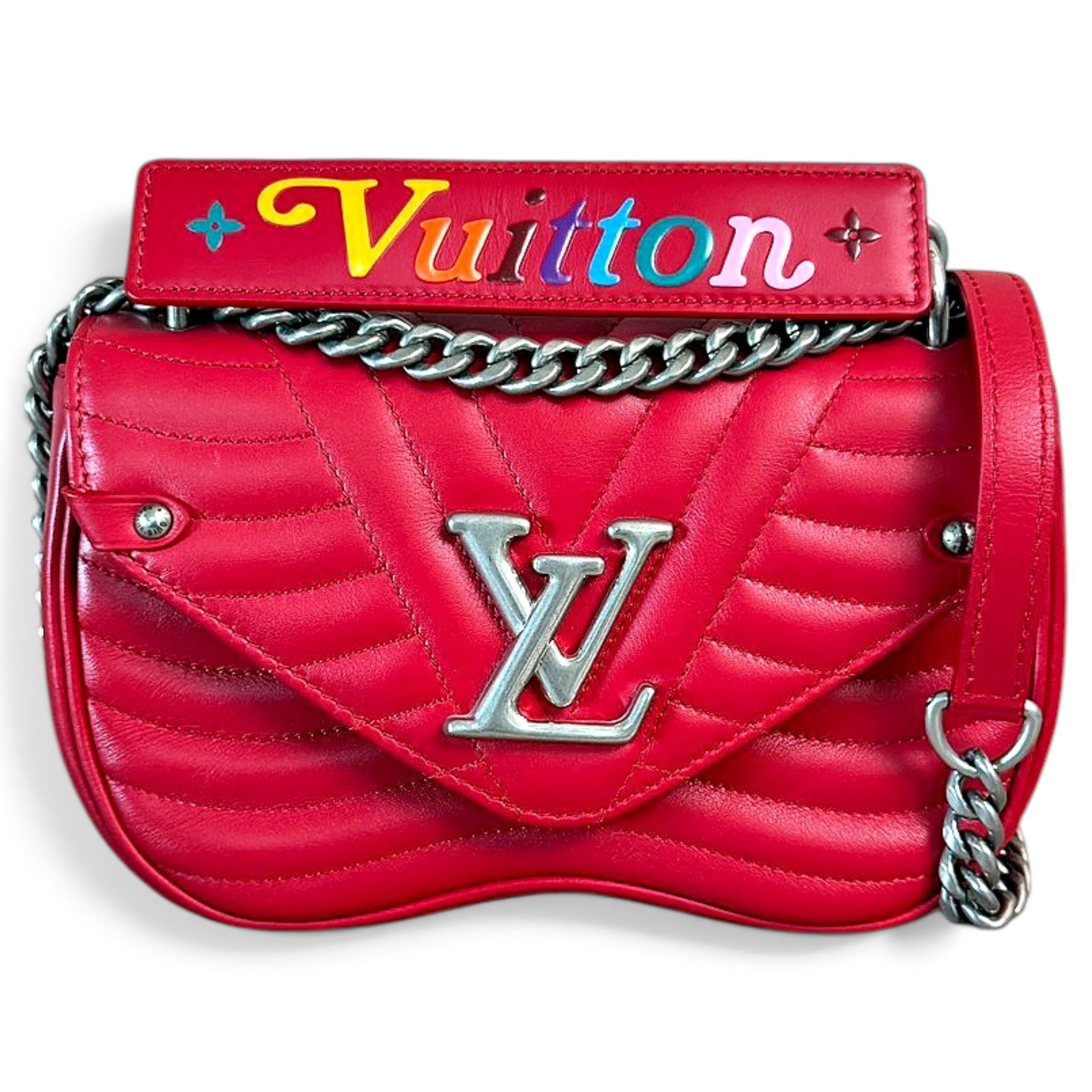 New Wave leather handbag