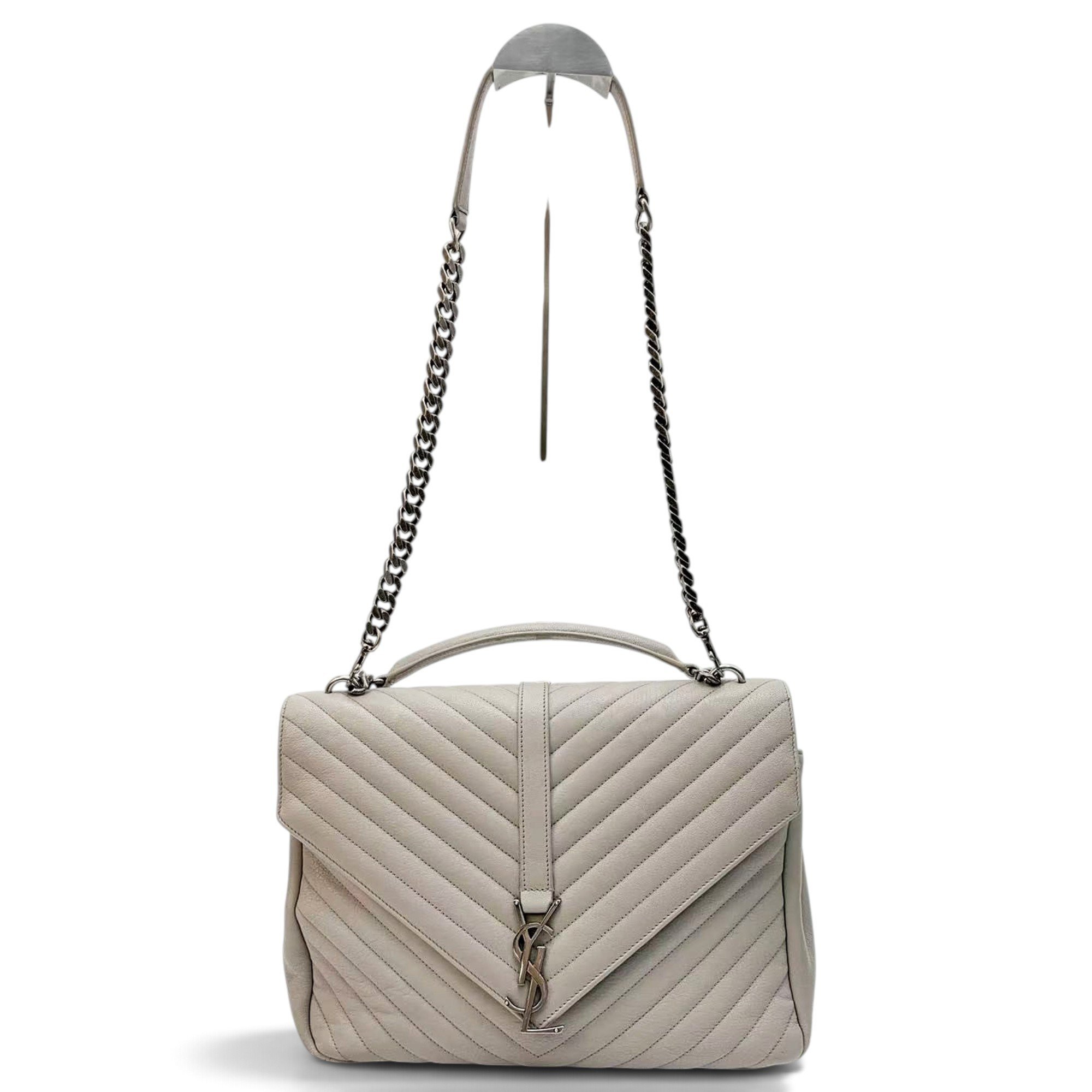 Collége monogramme leather handbag