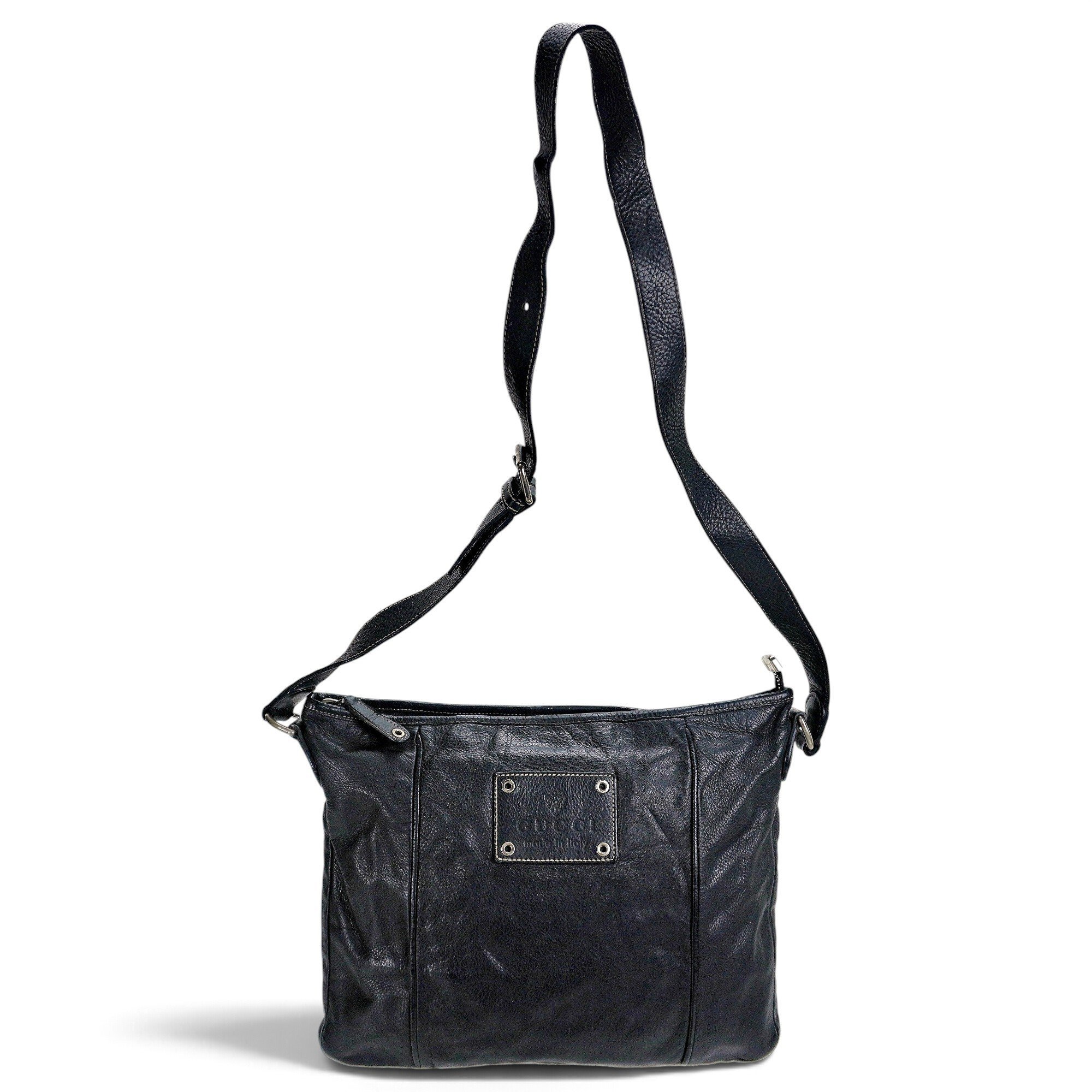 Leather crossbody bag