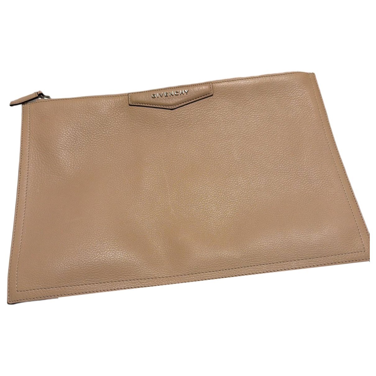 Antigona leather clutch bag