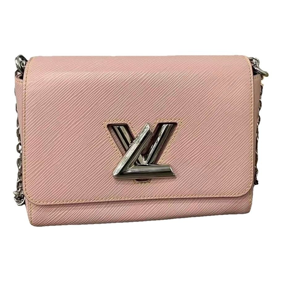 Twist leather handbag