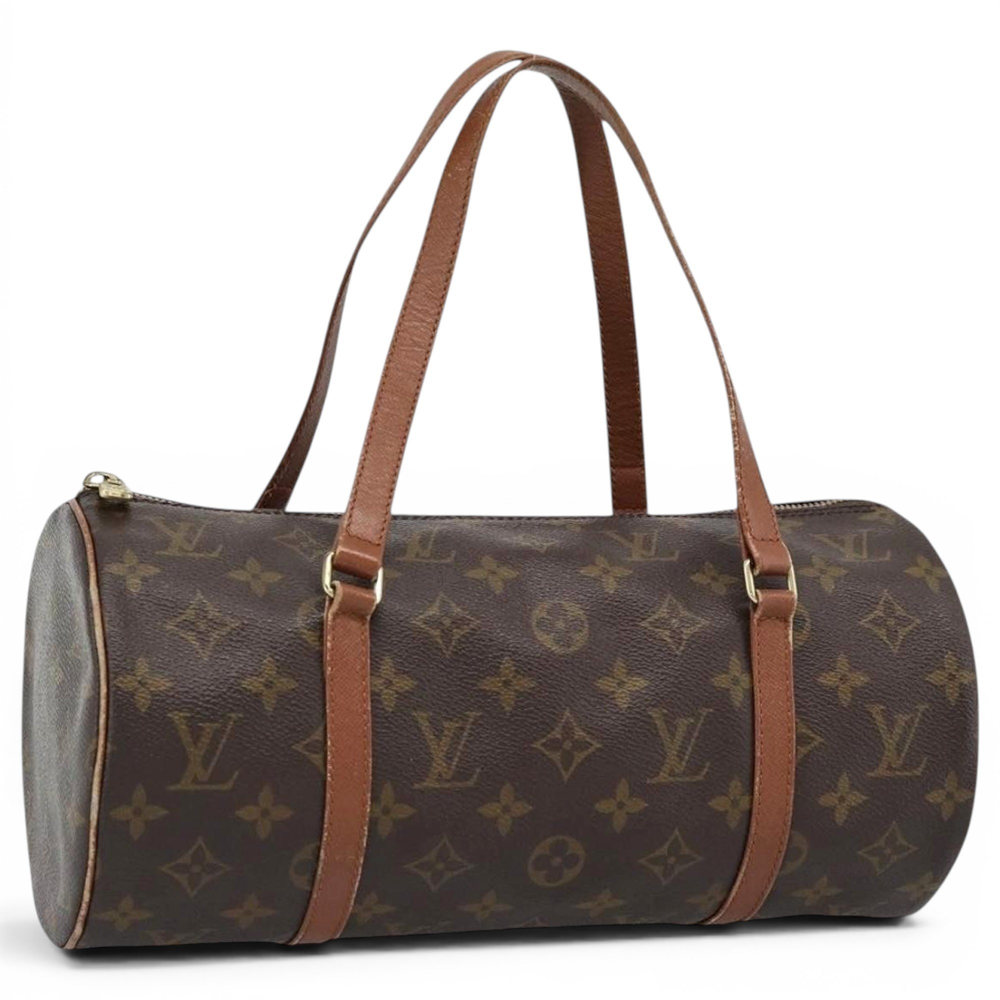 Papillon leather bowling bag