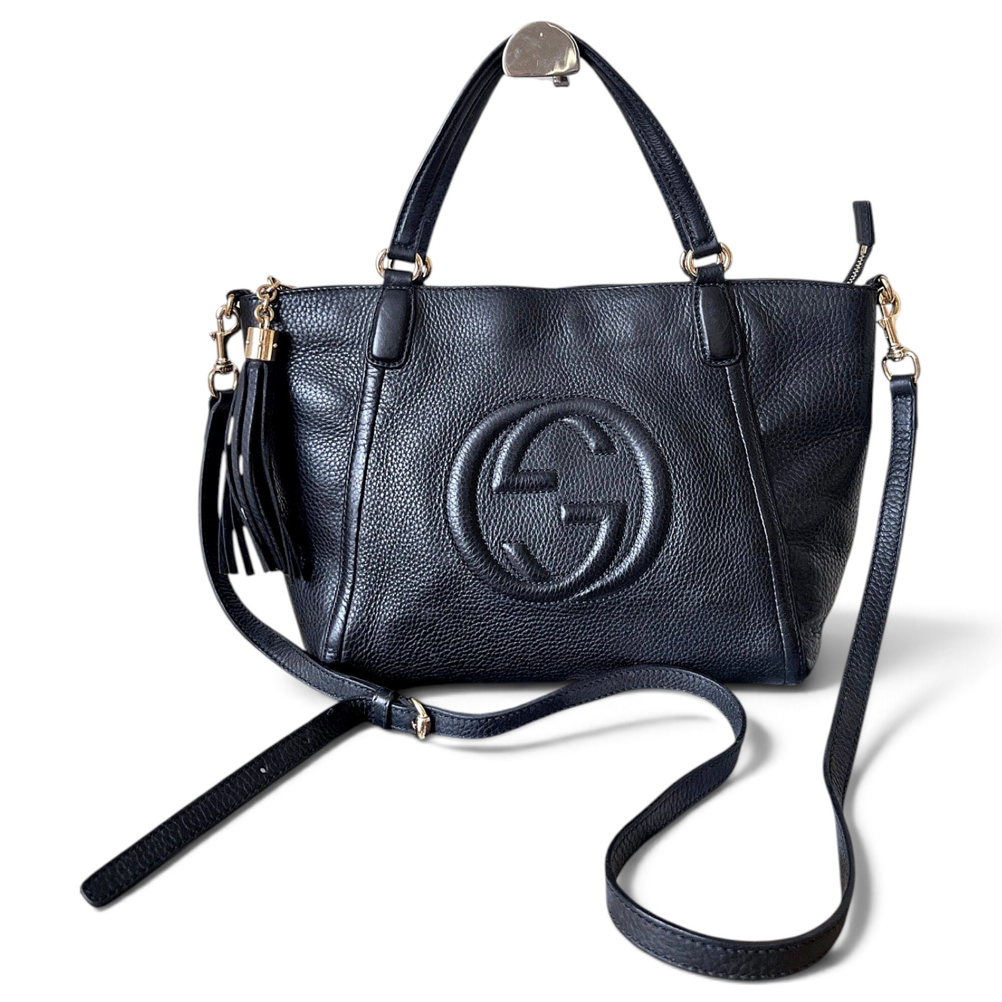 Soho Top Handle leather handbag