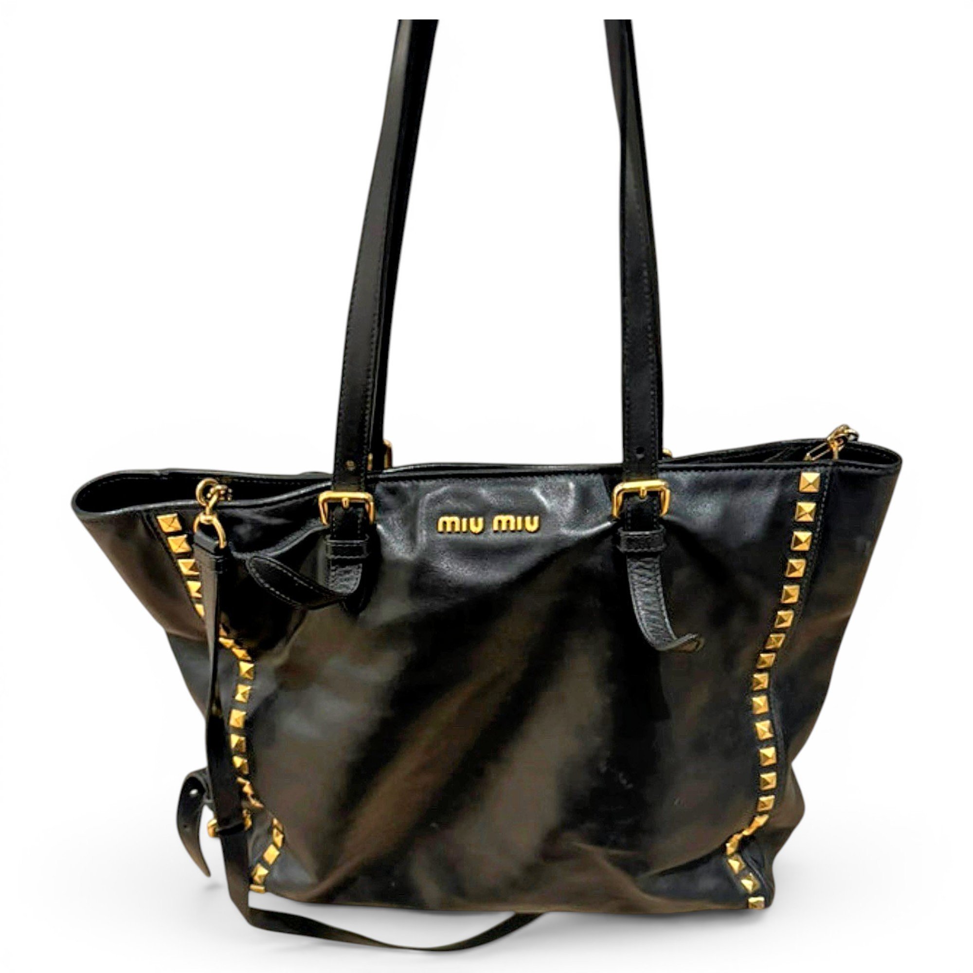 Leather tote