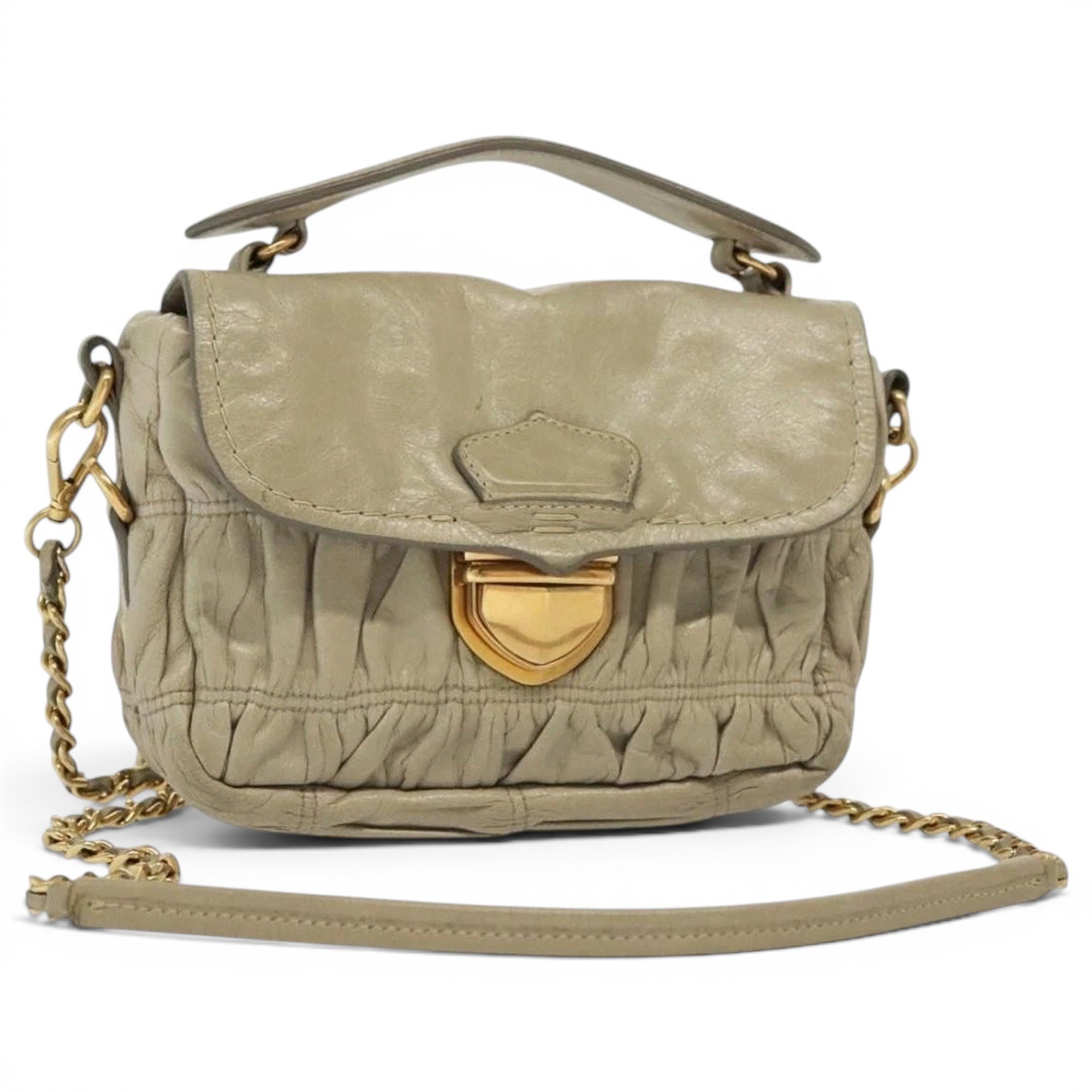 Leather handbag