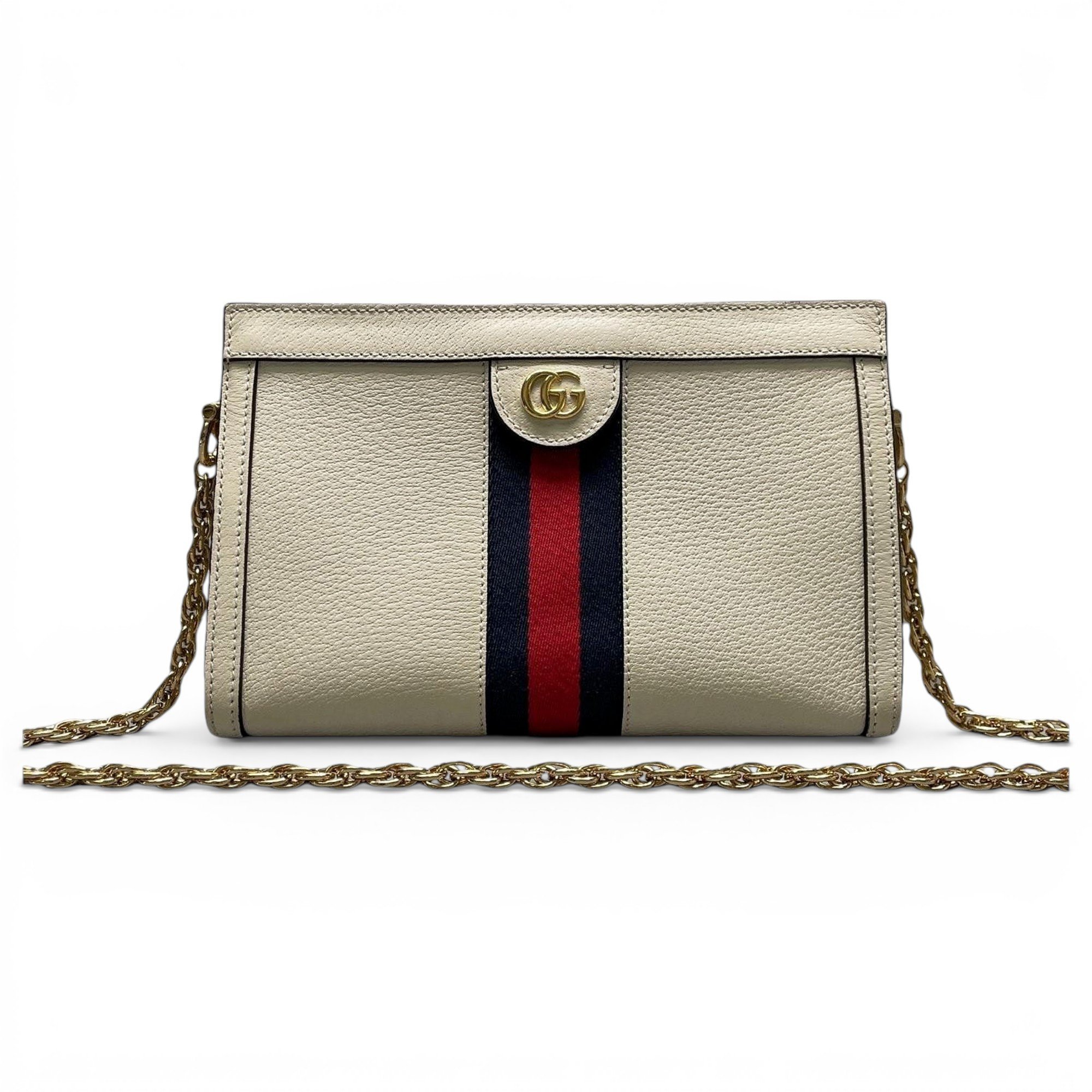 Ophidia Chain leather handbag