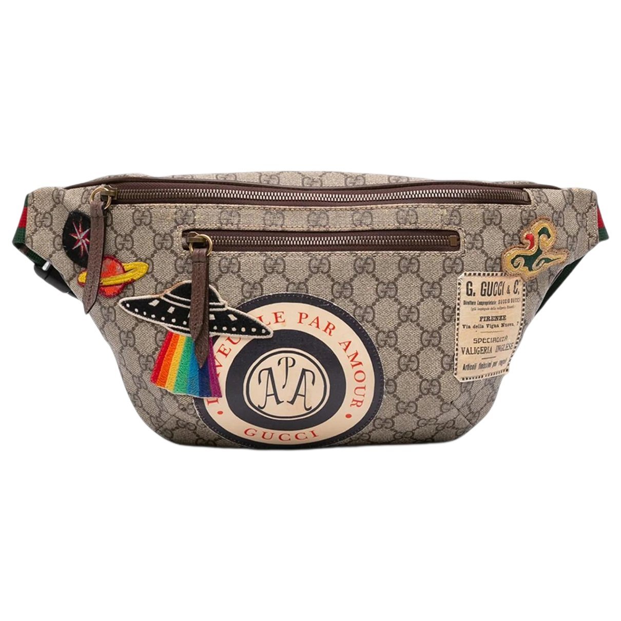 Gucci B cloth handbag