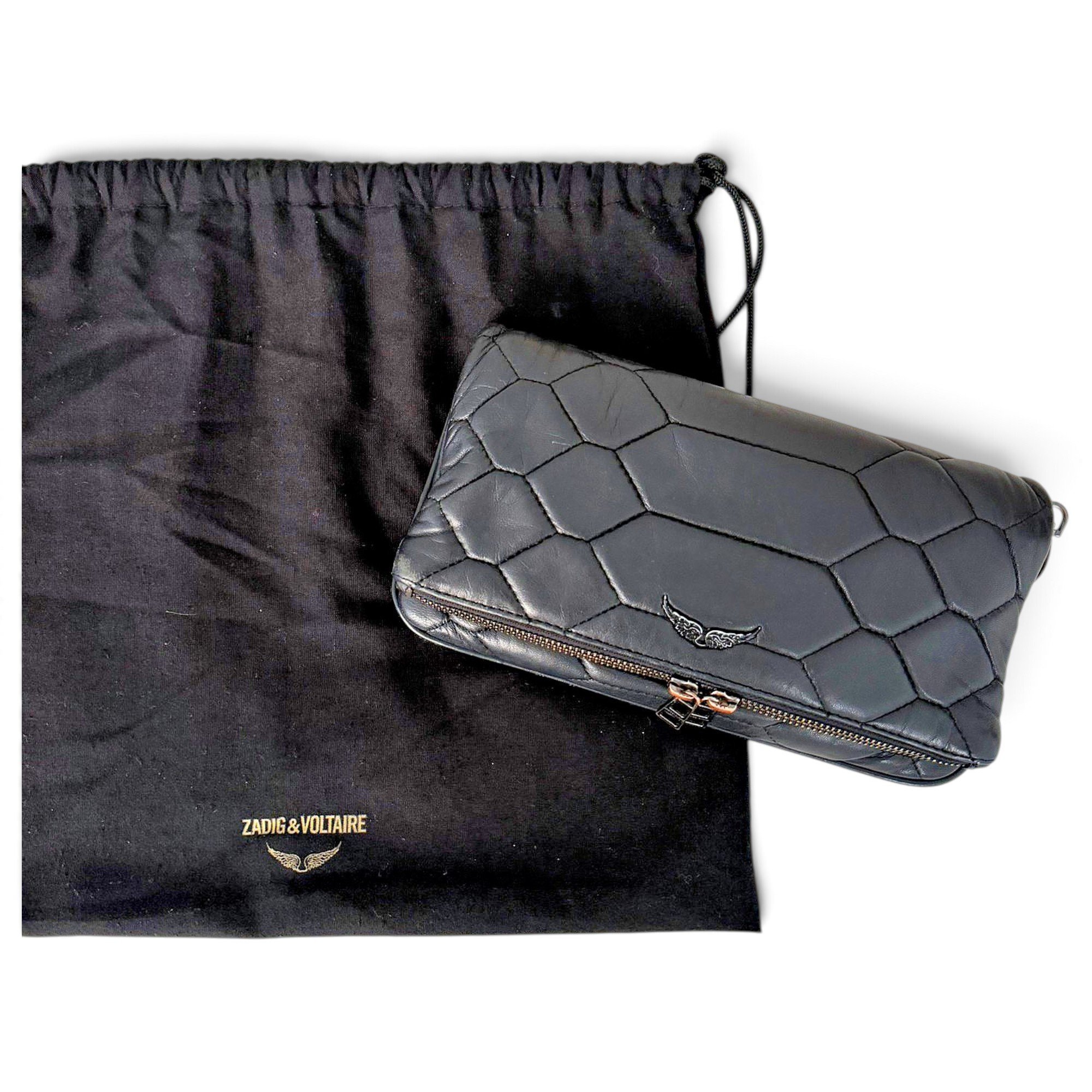 Rock leather crossbody bag
