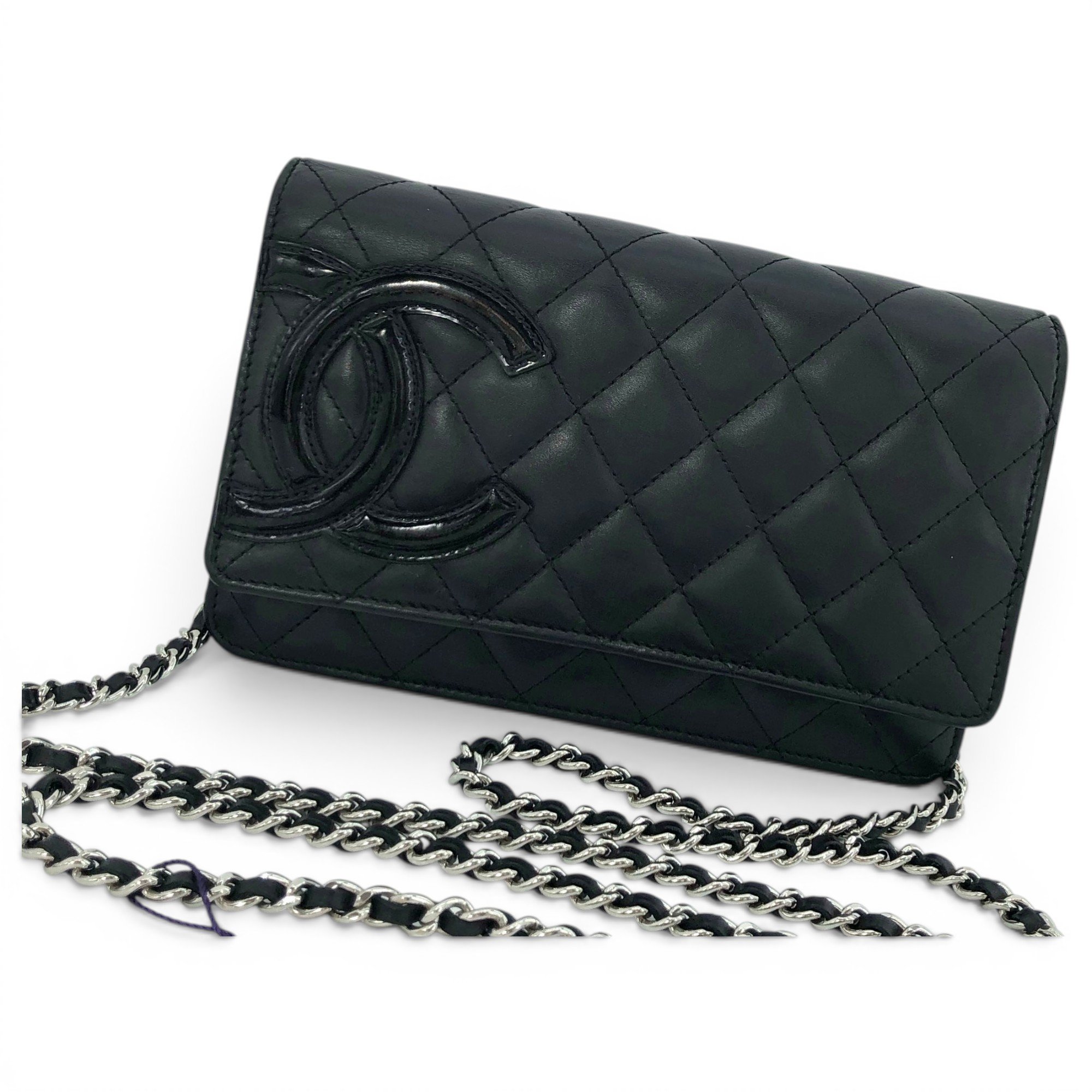 Wallet On Chain Cambon leather handbag