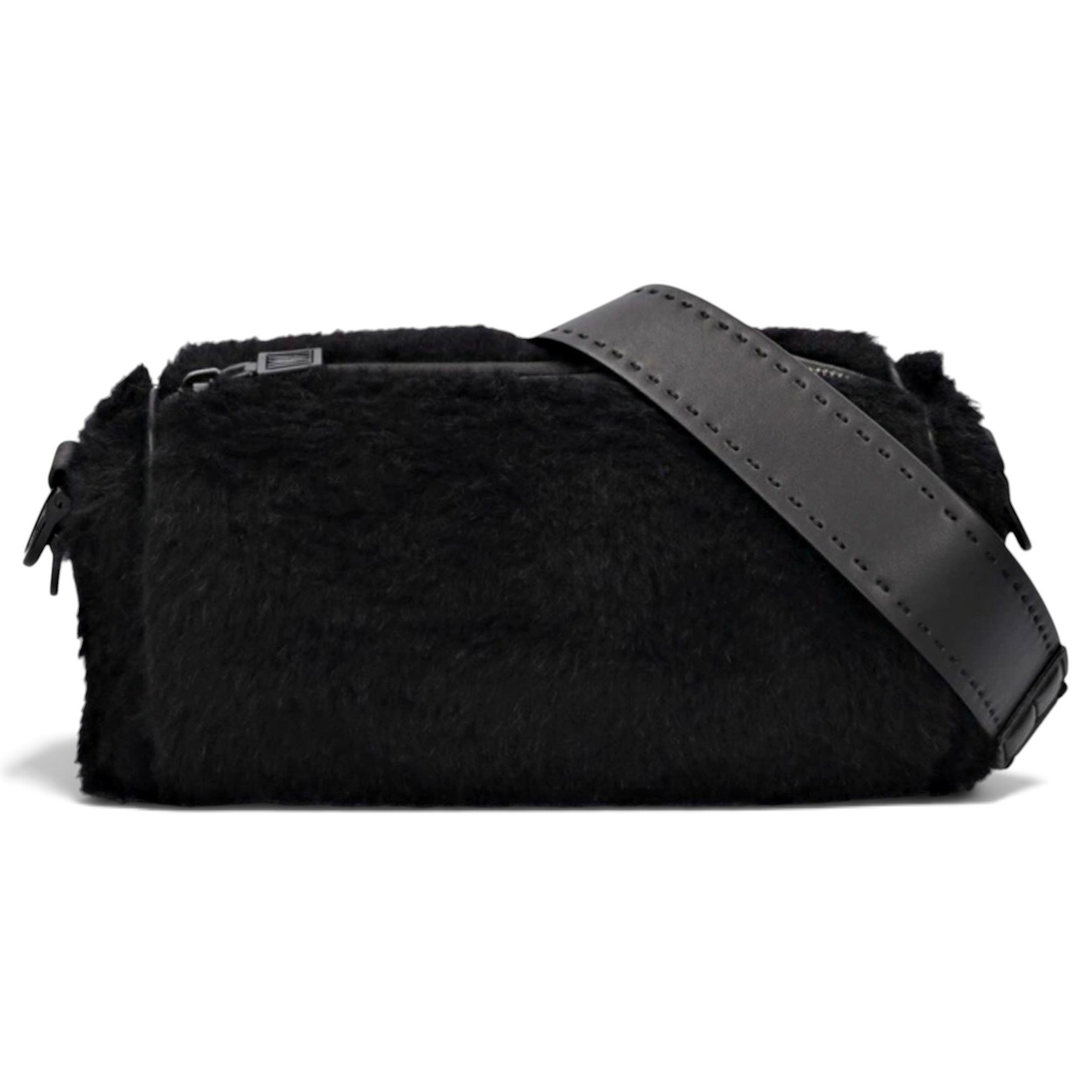Faux fur handbag