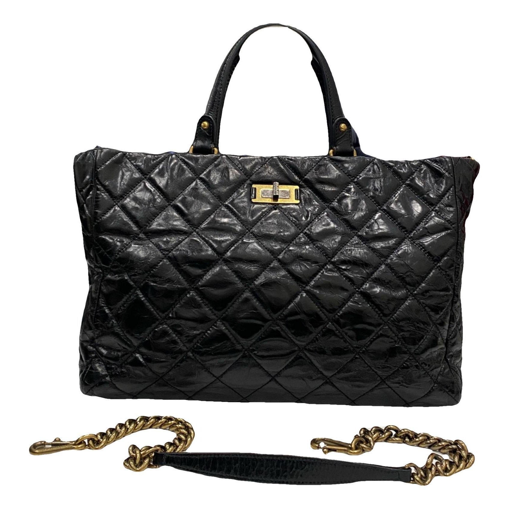 2.55 leather tote