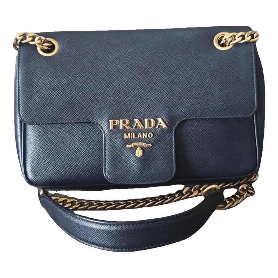 Diagramme leather handbag