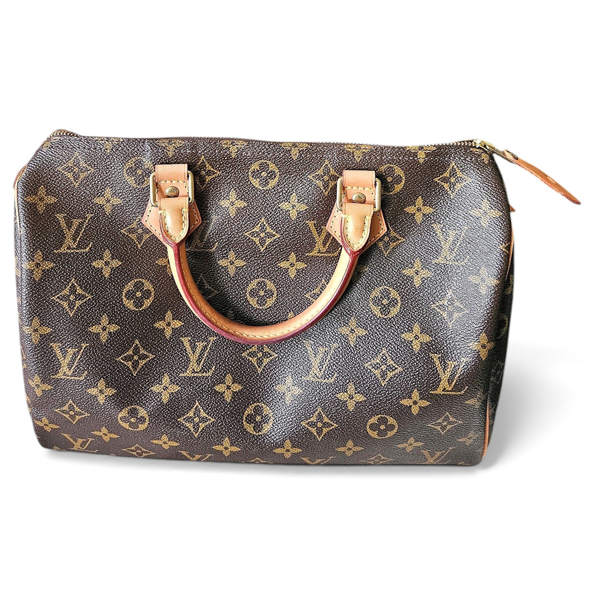 Speedy leather handbag