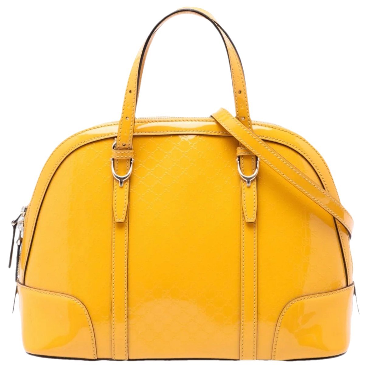 Dôme leather satchel