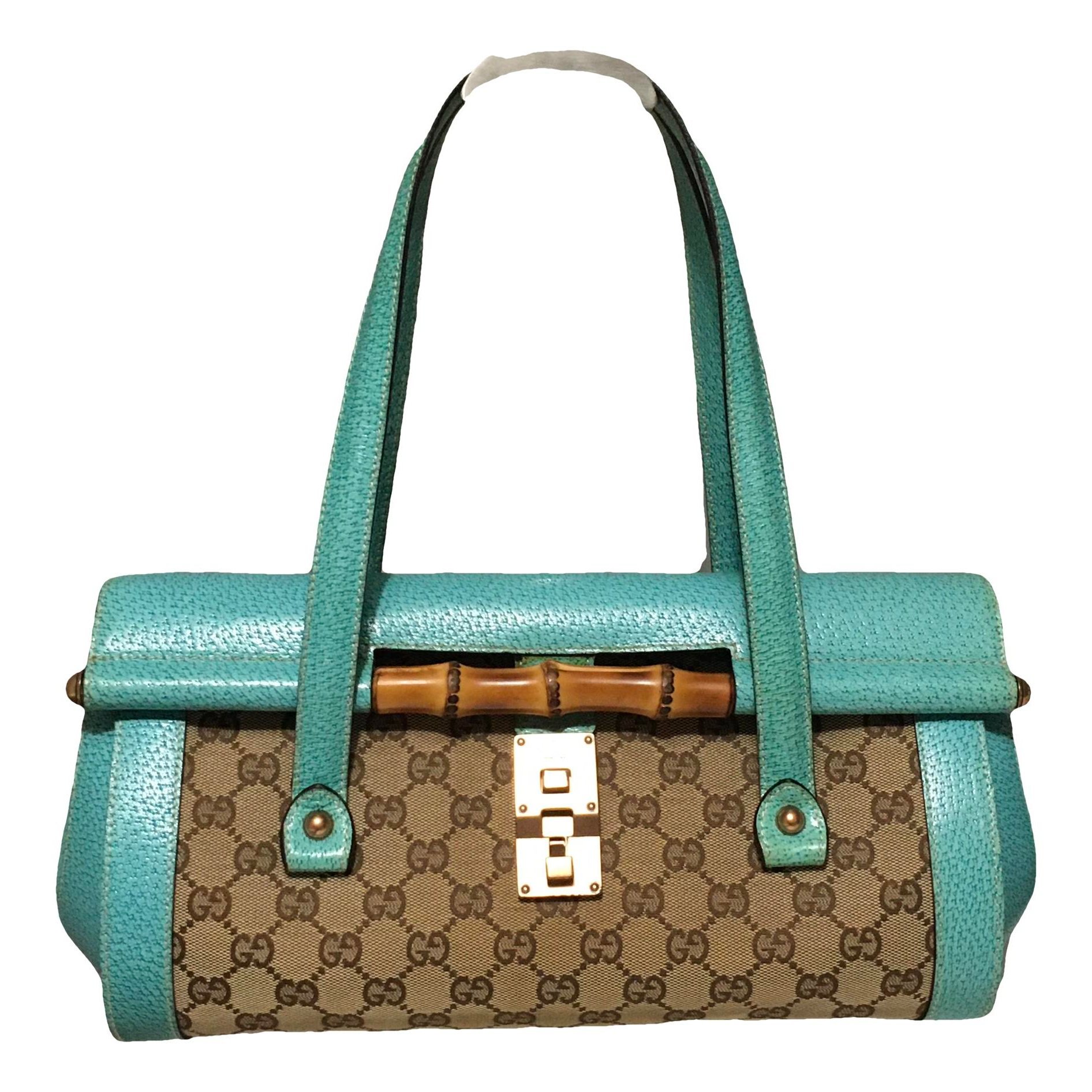 Bamboo Bullet leather handbag