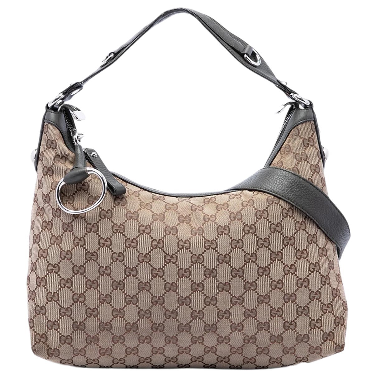 Gucci B cloth satchel