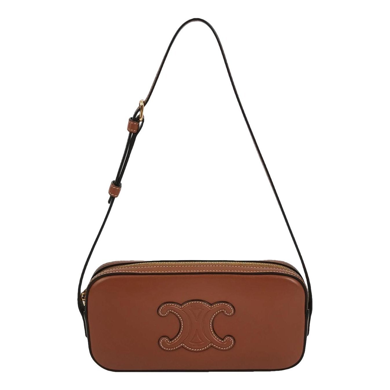 Triomphe Long leather handbag