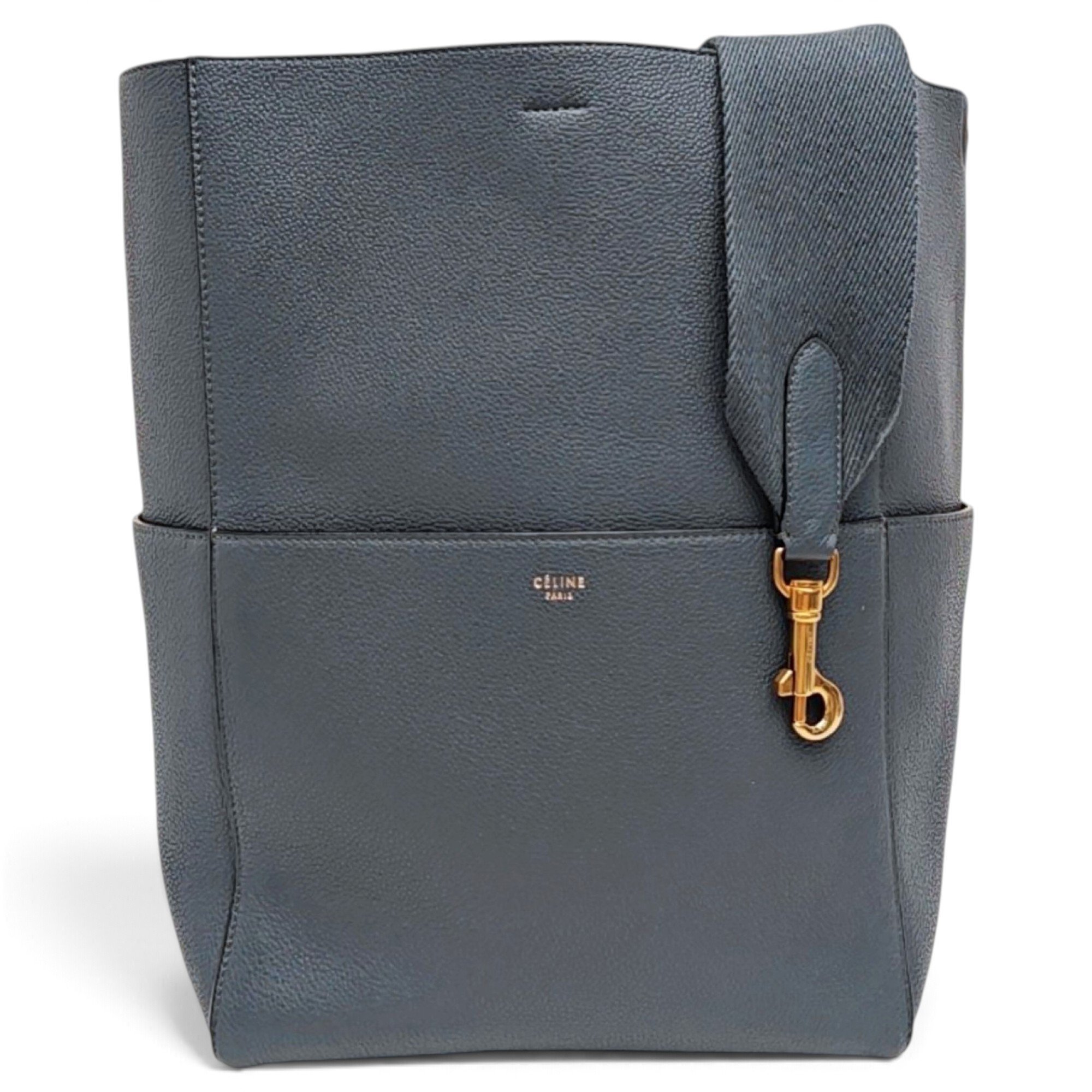 Celine Seau Sangle leather handbag