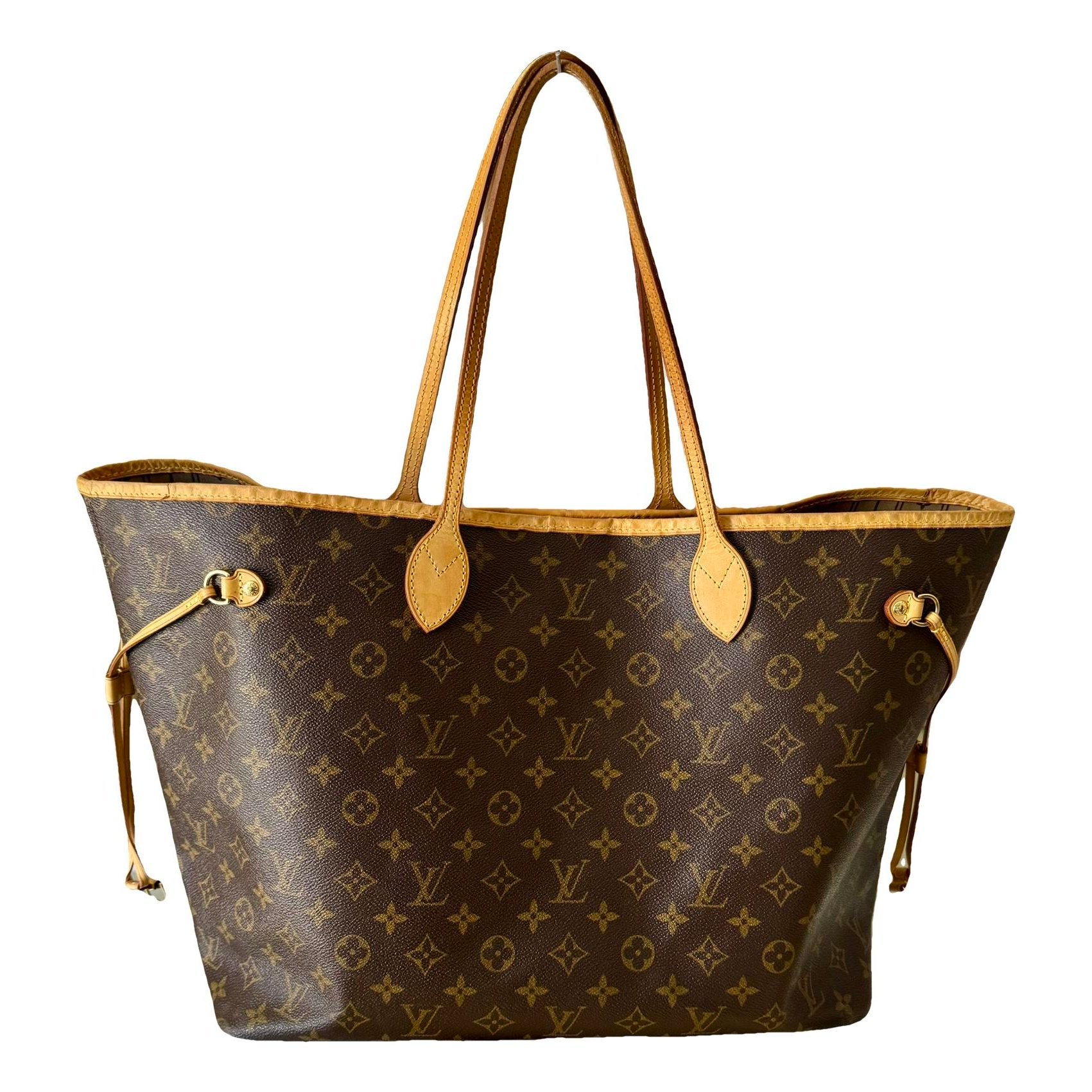 Neverfull leather tote