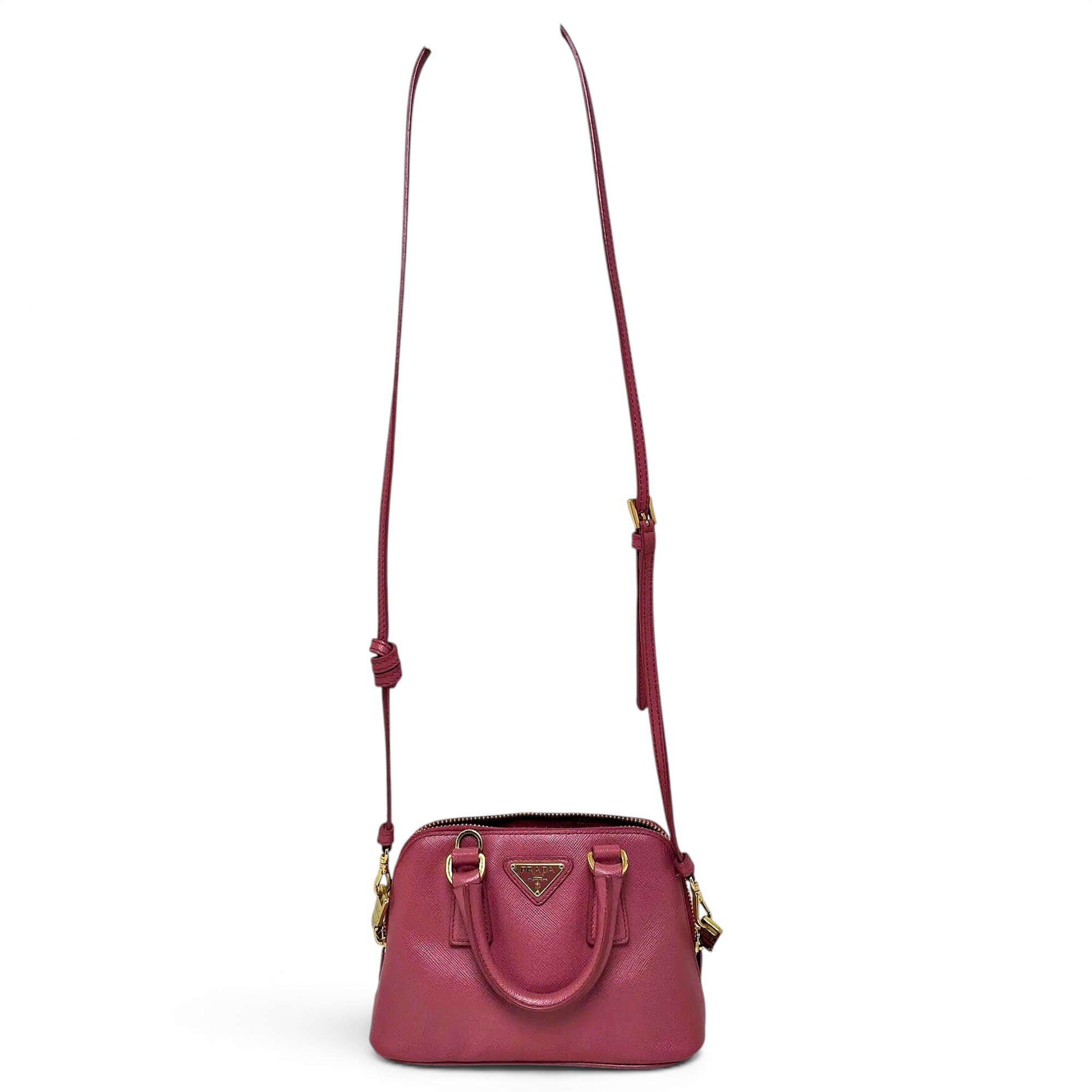 Promenade leather handbag