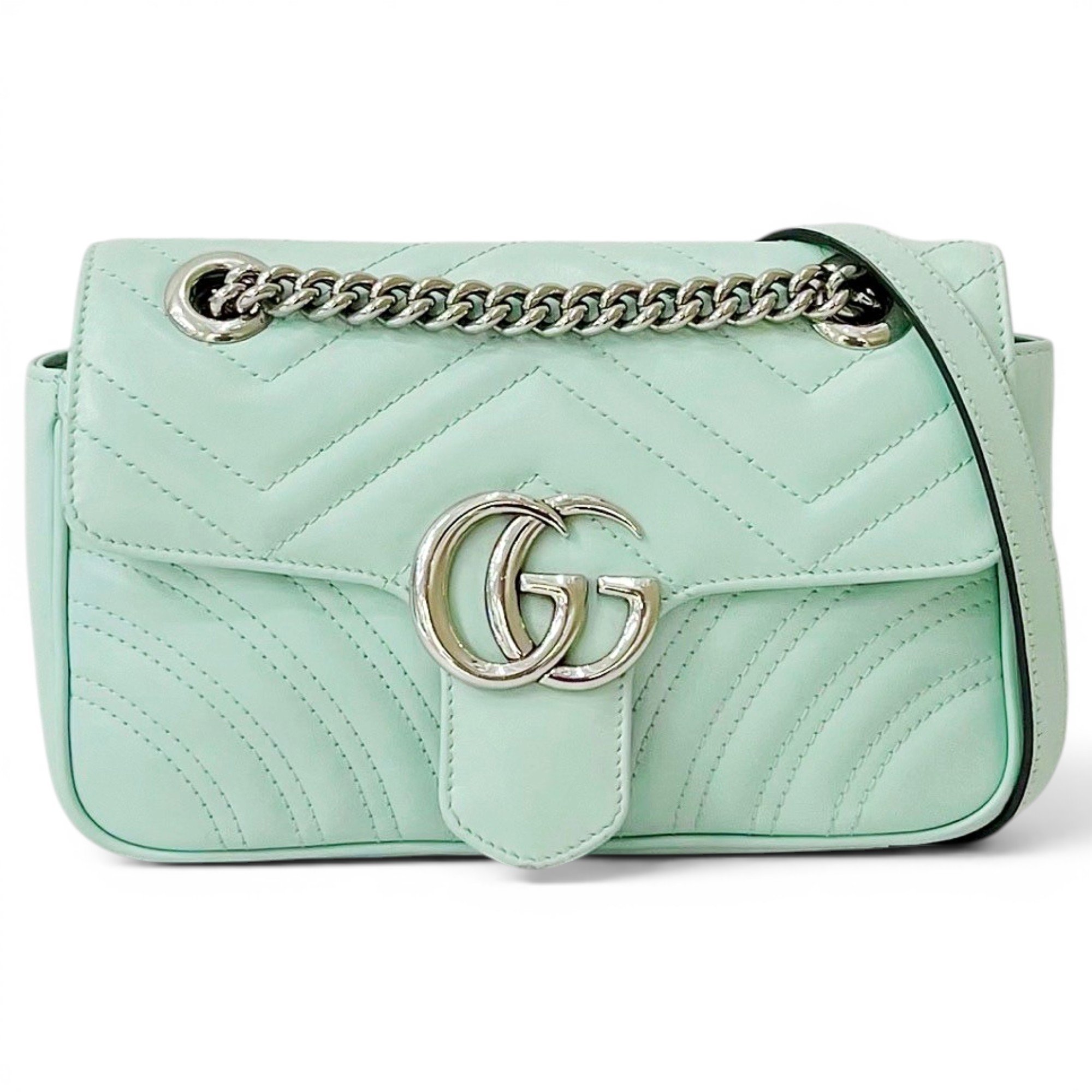 GG Marmont Flap leather crossbody bag